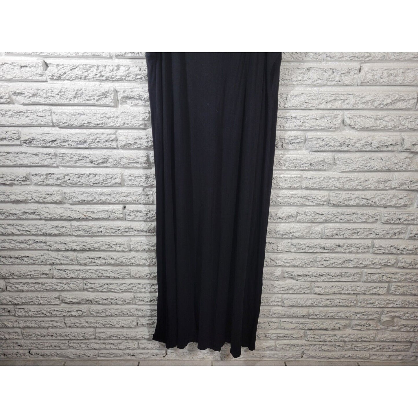 Spense Womens Dress 1X Plus Midi Sleeveless Wide Strap Black Pullover Casual