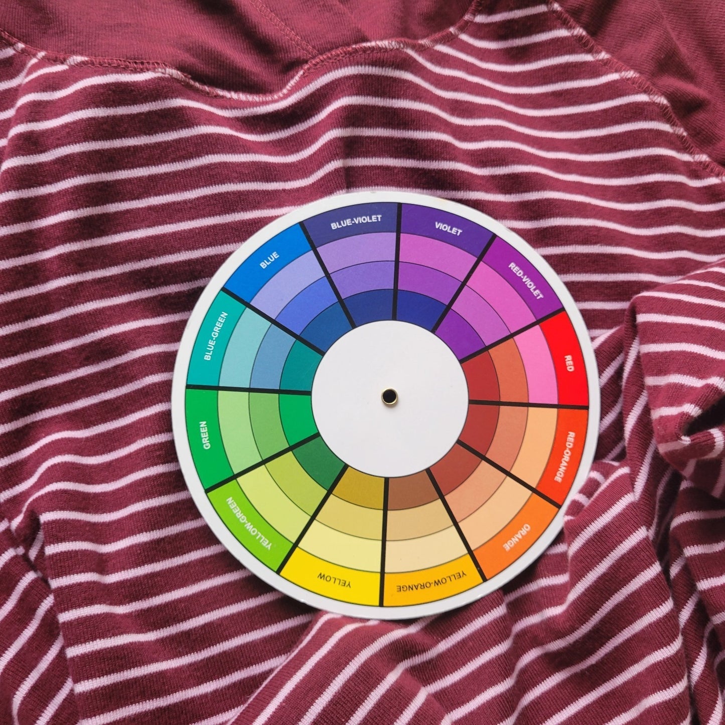 Eddie Bauer Women Top XL Tee Long Sleeve Hoodie Brown Stripe Cotton Blend Casual