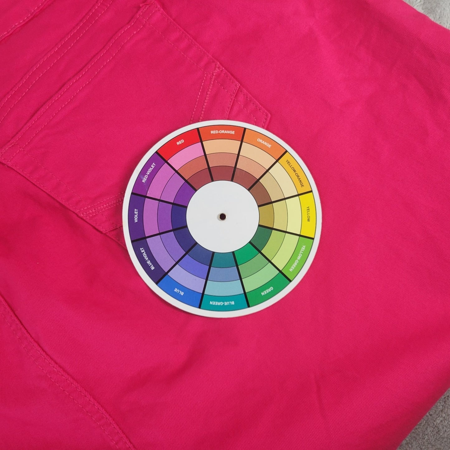 Ashley Stewart Womens Jeans 26 Plus Straight Leg Pink Denim Zip Fly Comfy New