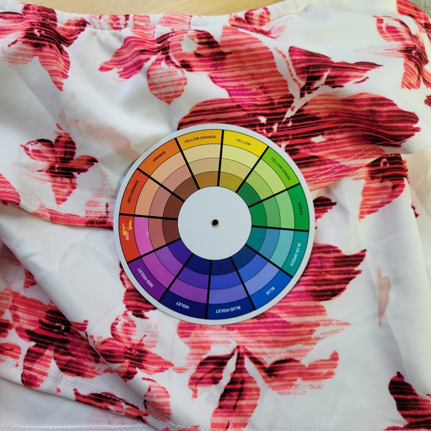 Ashley Stewart Women Top 3X Plus Curvy Girl Crop Pink Red Floral On Off Shoulder