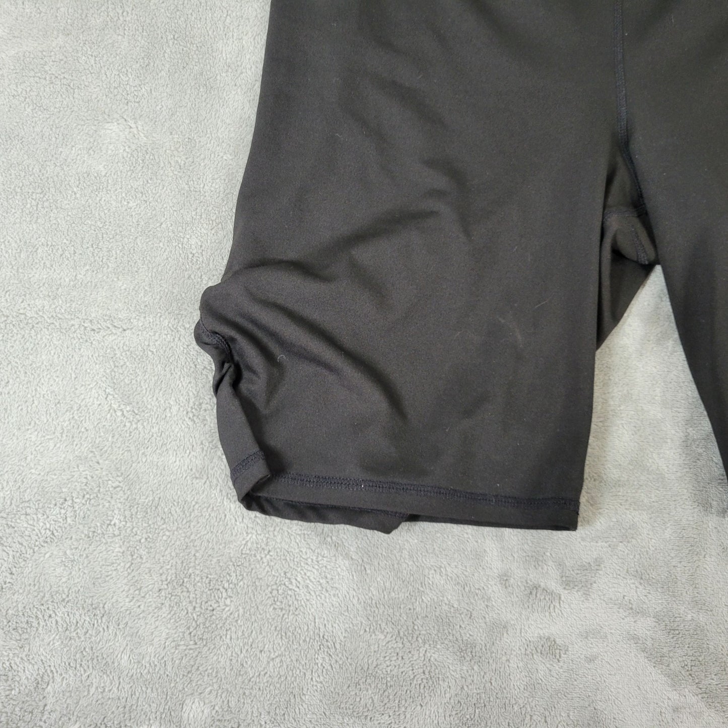 Gaiam Womens Shorts XXL Plus Pull On Biker Activewear Black Comfy Exercise