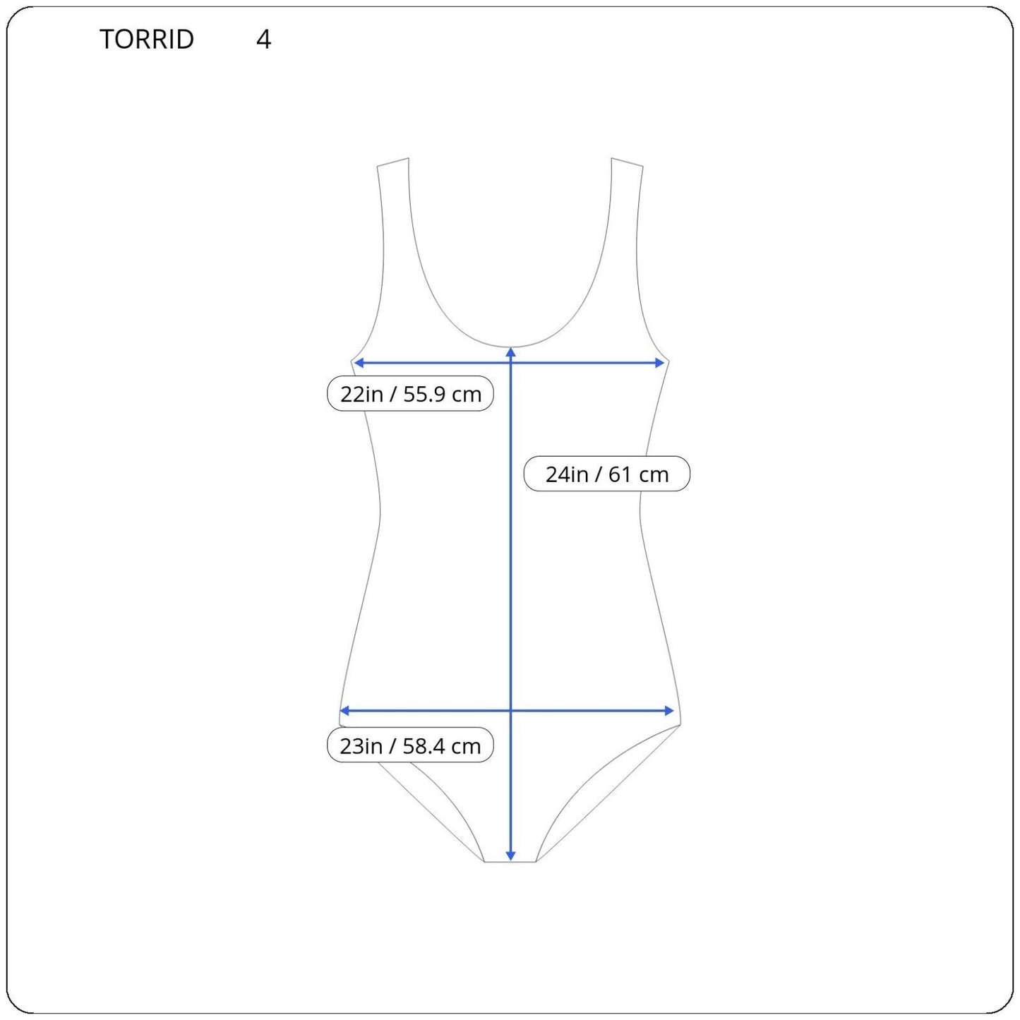 Torrid Womens Swimsuit 4 4X One Piece Black Skirted Adjustable Spaghetti Strap