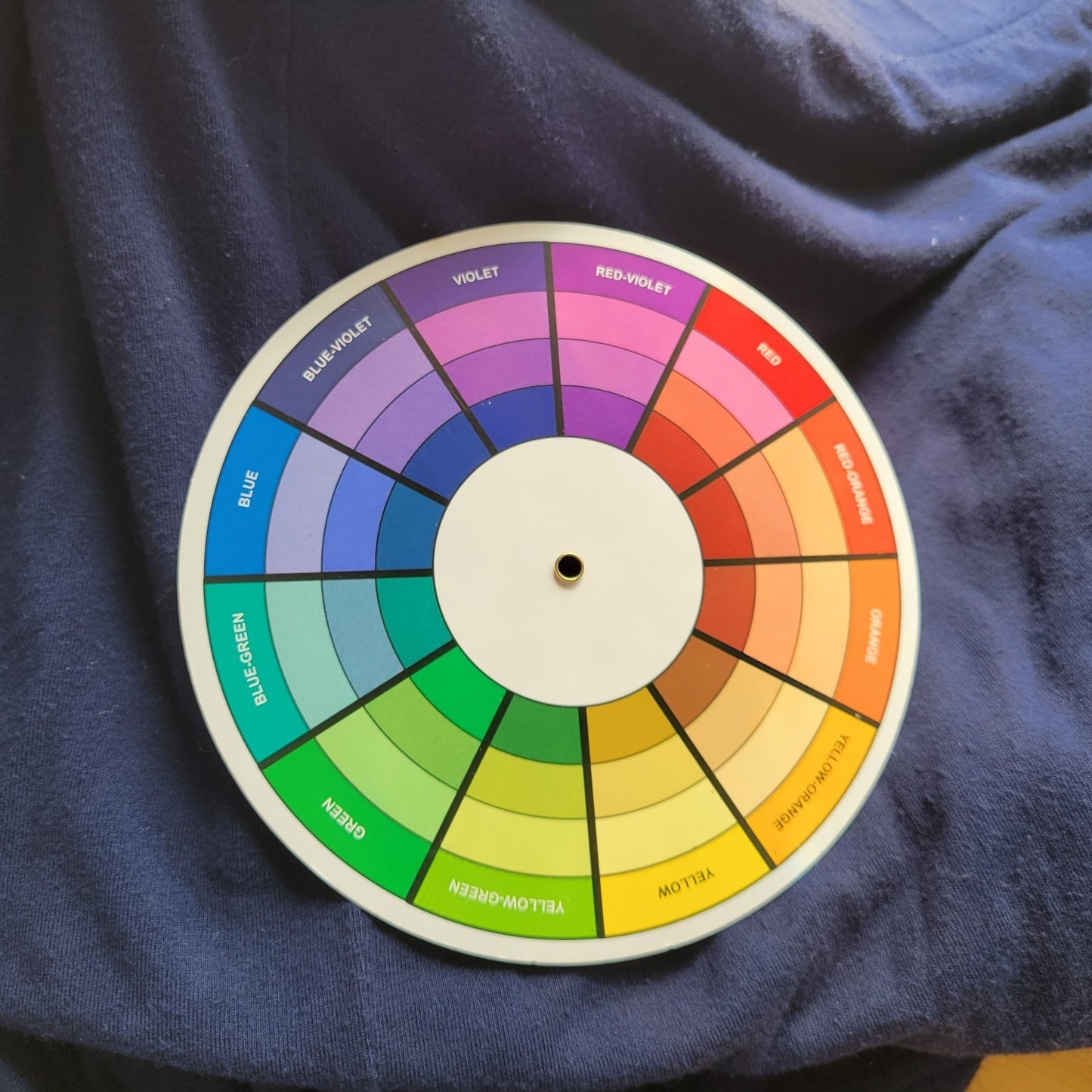 Catherines Any Wear Womens Skirt 1XWP Plus Petite Blue Pull On ALine Rayon Blend