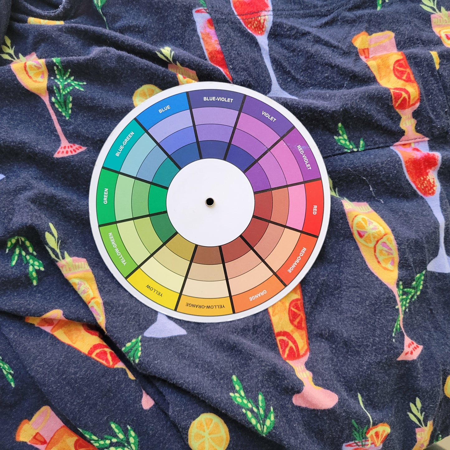 Soma XXL Plus Blue Cocktails Pajama Sleep Top Spandex Viscose NOV102E