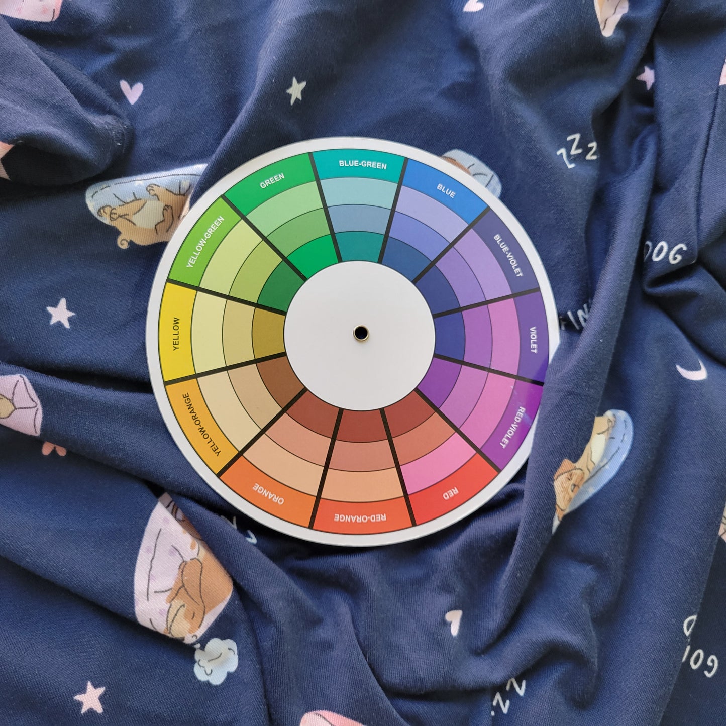 Joyspun 2X/3X Plus Blue Dog Theme Sleepshirt Nightgown Crew Neck BLU256E