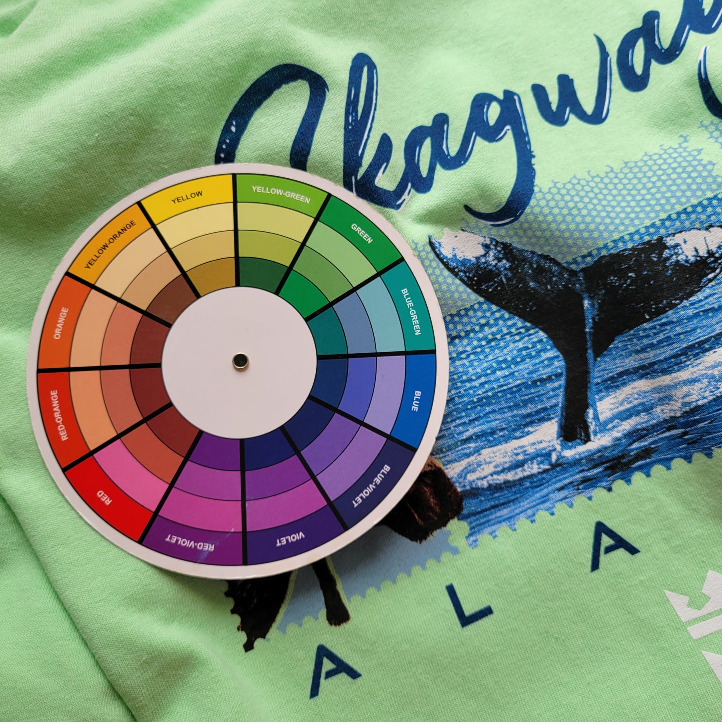 Skagway Alaska Women's XL T-Shirt Green 100% Cotton Short Sleeve NOV57XE