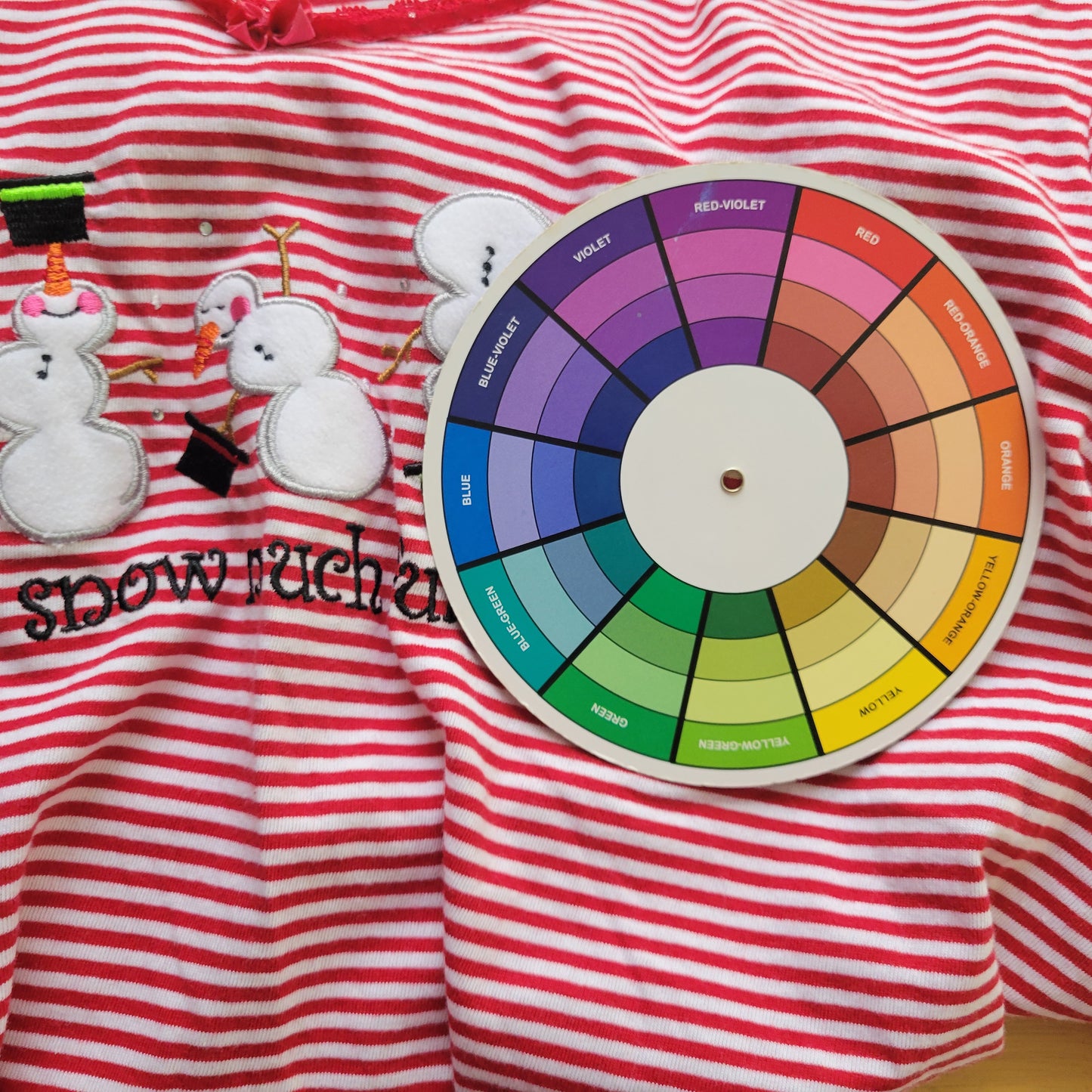 Secret Treasures L/XL Christmas Nightgown Snowman Red White Striped NOV93E