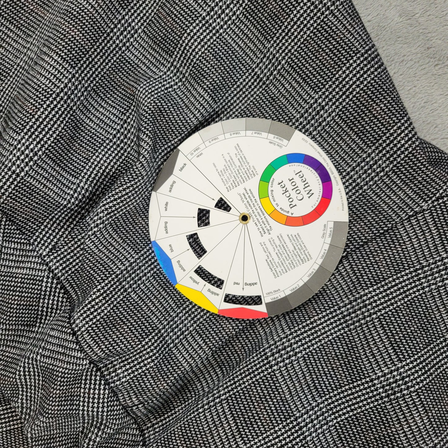 Investments II 18WS Petite Black White Plaid Capri Pants Pull On PLA33E