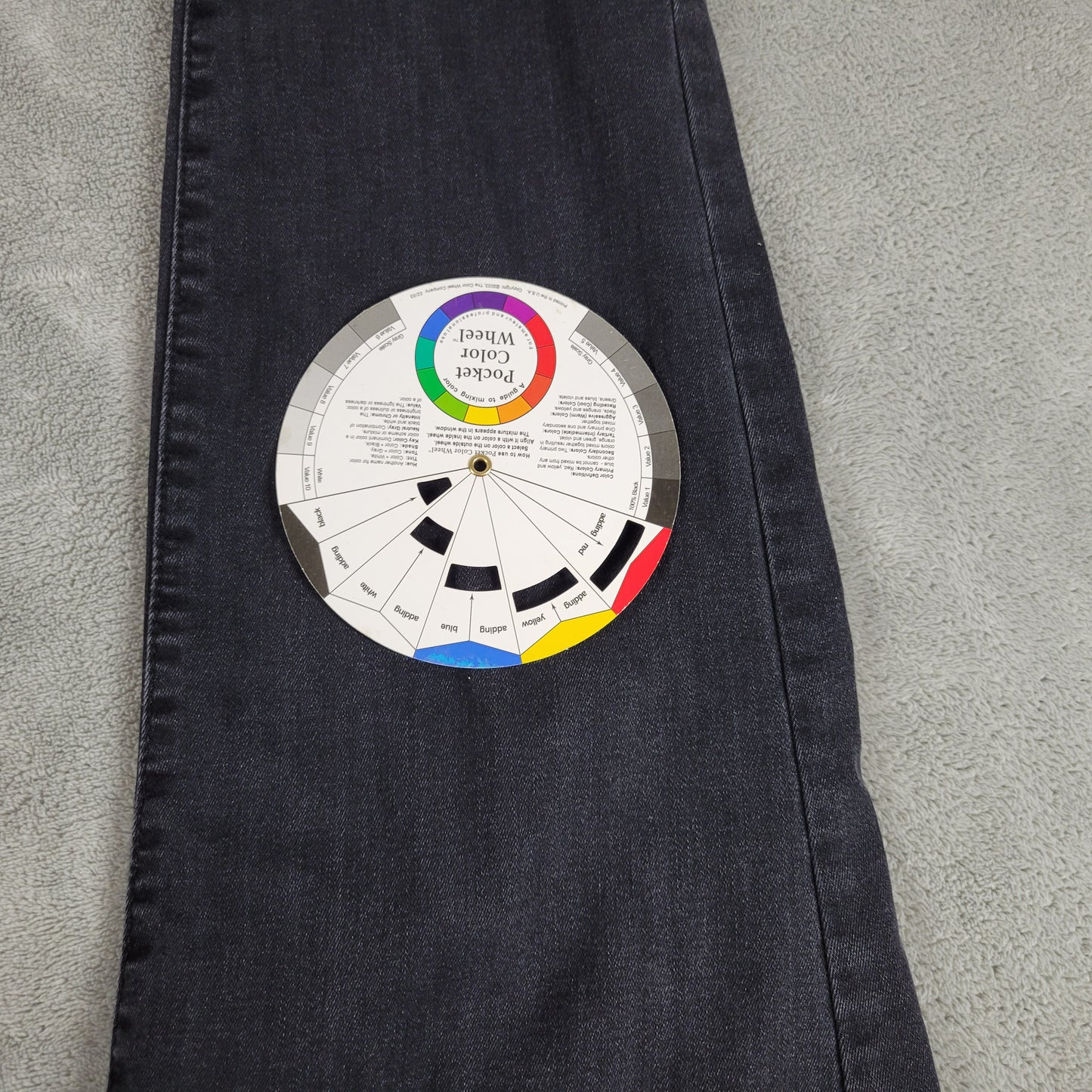 St Johns Bay Jeggings Womens 16W Black Jeans Elastic Waist Cotton Denim SL116E