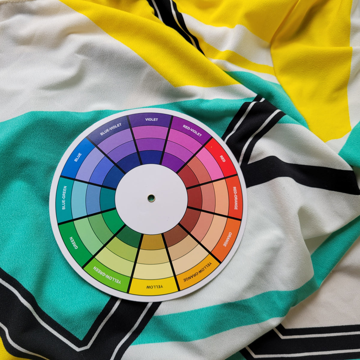 Ashley Stewart Blouse 22/24 Plus Size Geometric Multicolor Short Sleeve GEO192E
