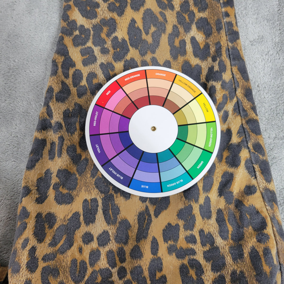 Style Co Jeggings XL Black Tan Animal Print Pull On Tapered Pants ANI66XE