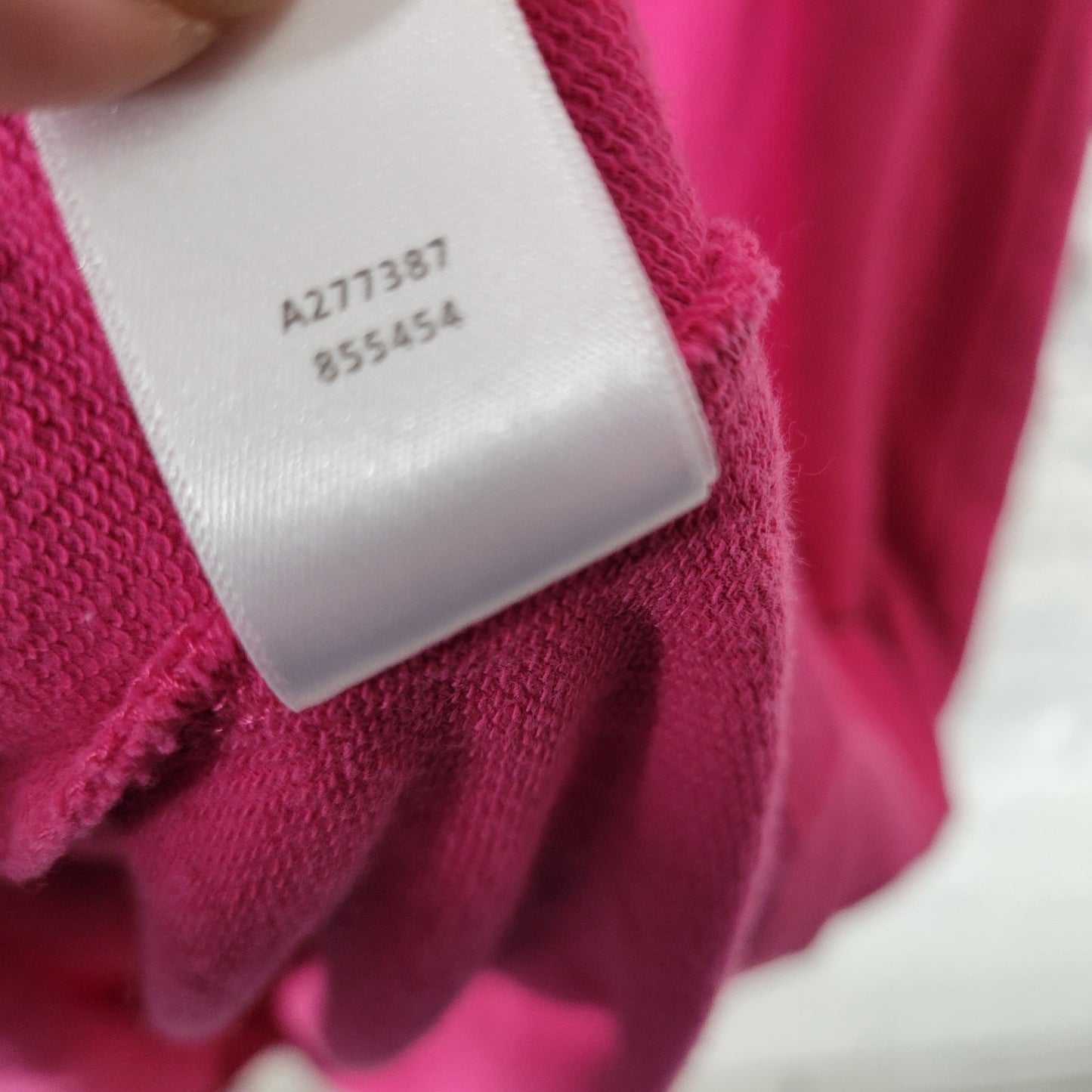 Denim Co QVC Womens Swim Coverup 1X Plus 3/4 Sleeve Pink Pullover Pockets Comfy