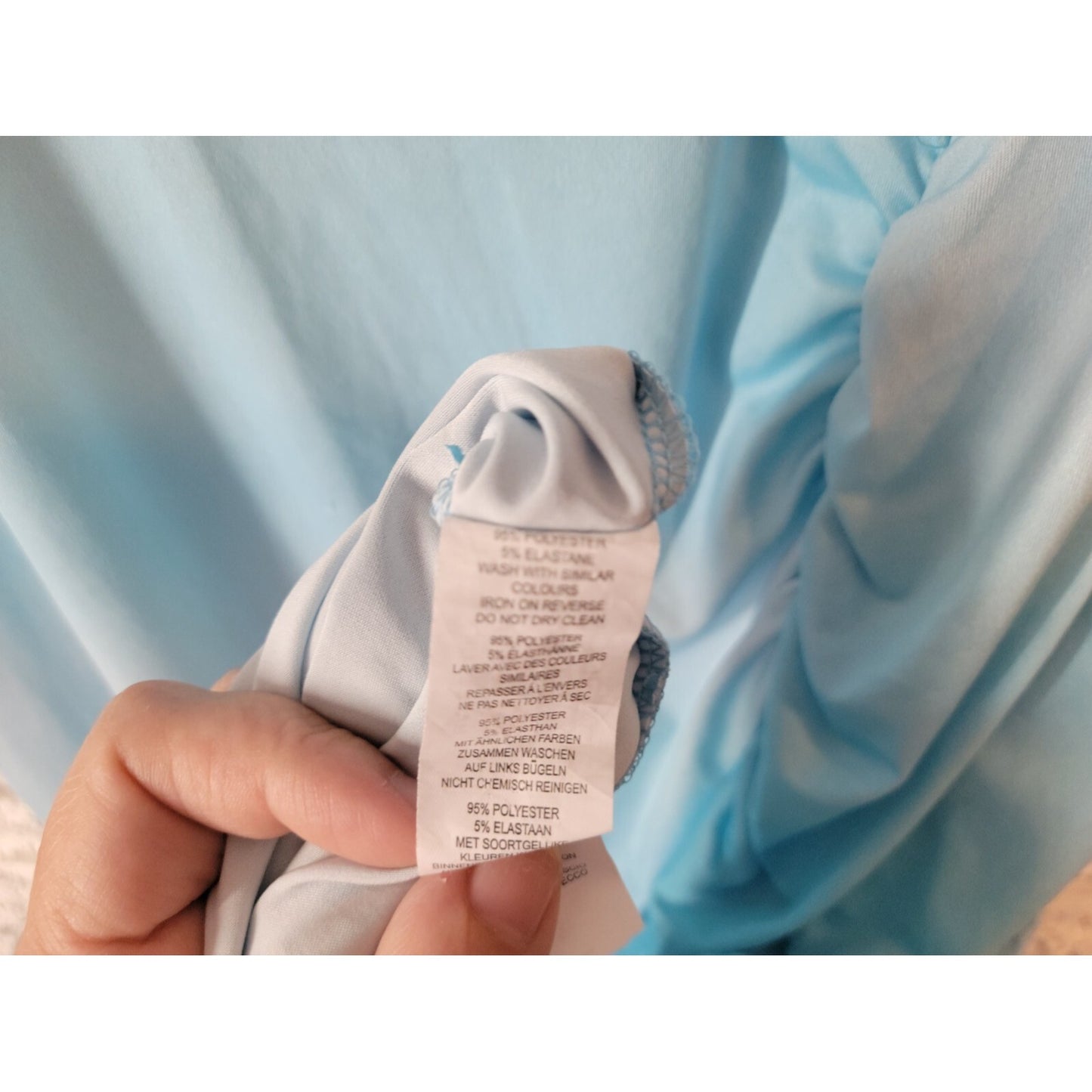 Boohoo Womens Dress 20 22 Plus Sleeveless Mini Pull On Blue Cut Out Casual Slit