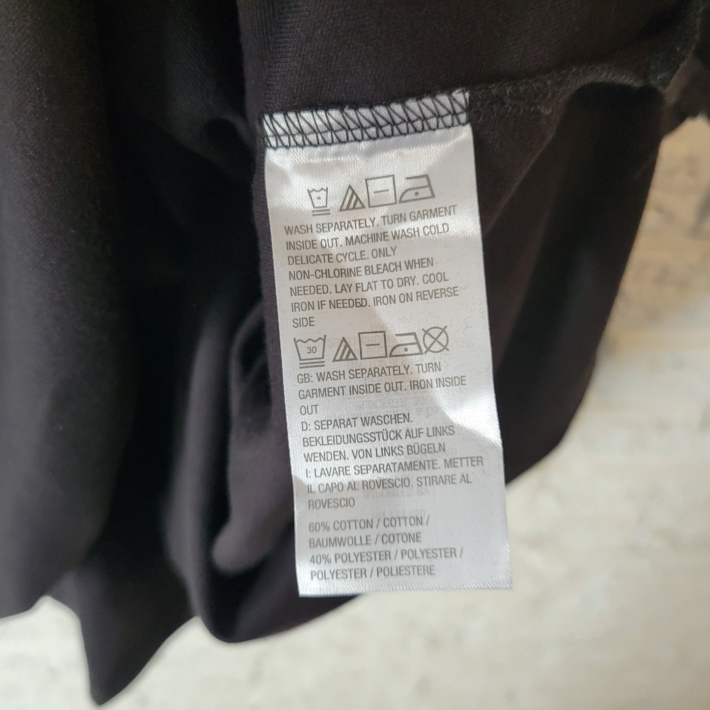 Quacker Factory QVC Womens Top 3X Plus Tunic Short Sleeve Black Rhinestones