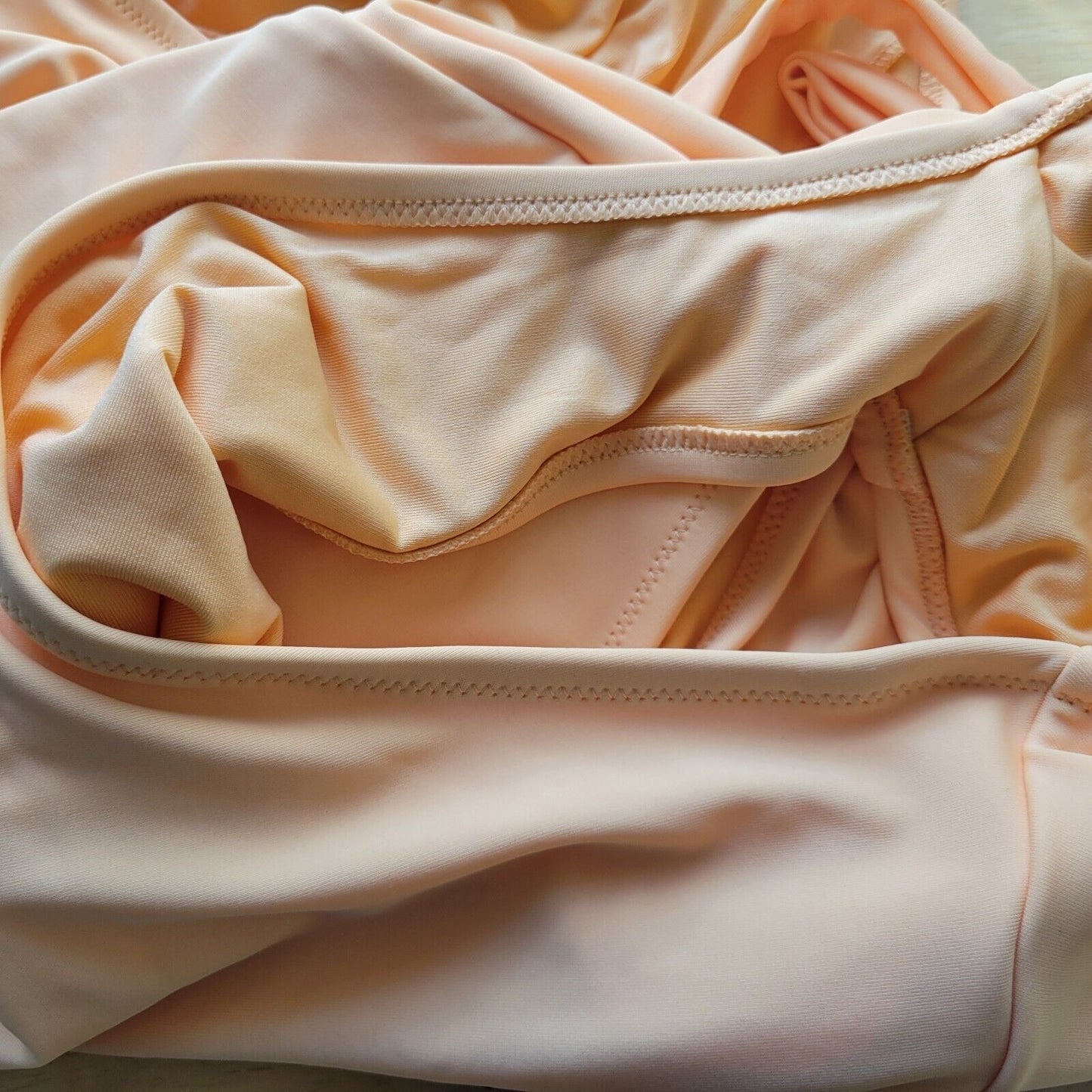 Old Navy Womens Swimsuit Extra Large One Piece Orange Criss Cross Bra Pads Lined