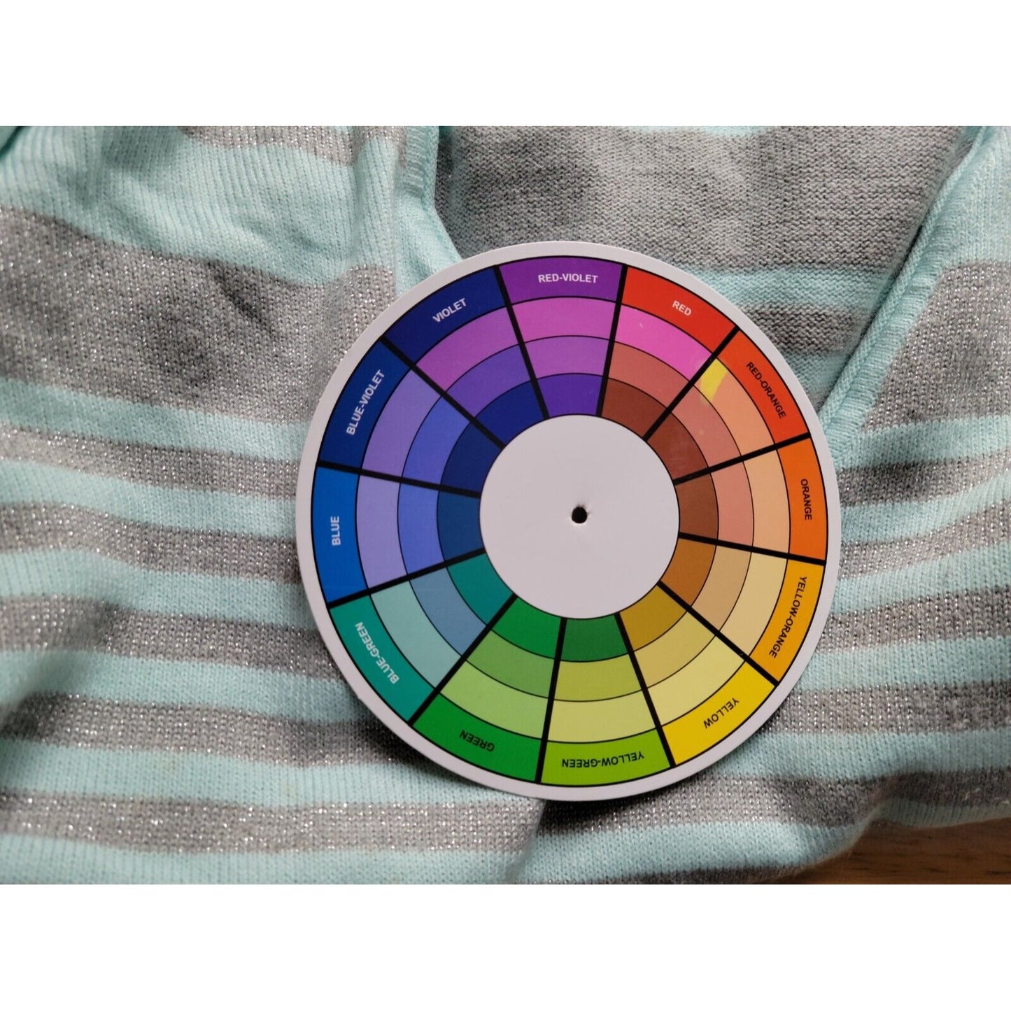 New York & Co Womens Sweater Extra Large XL Pullover Blue Stripe Metallic Thread