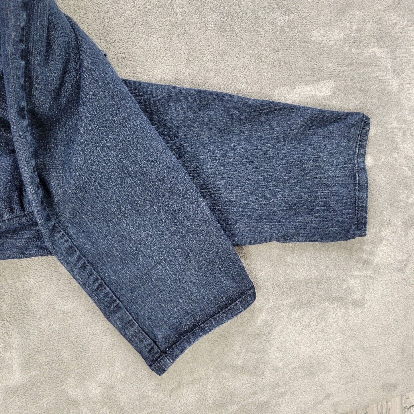 NYDJ Not Your Daughters Womens Jeans 18 Pull On Legging Tapered Dark Blue Denim