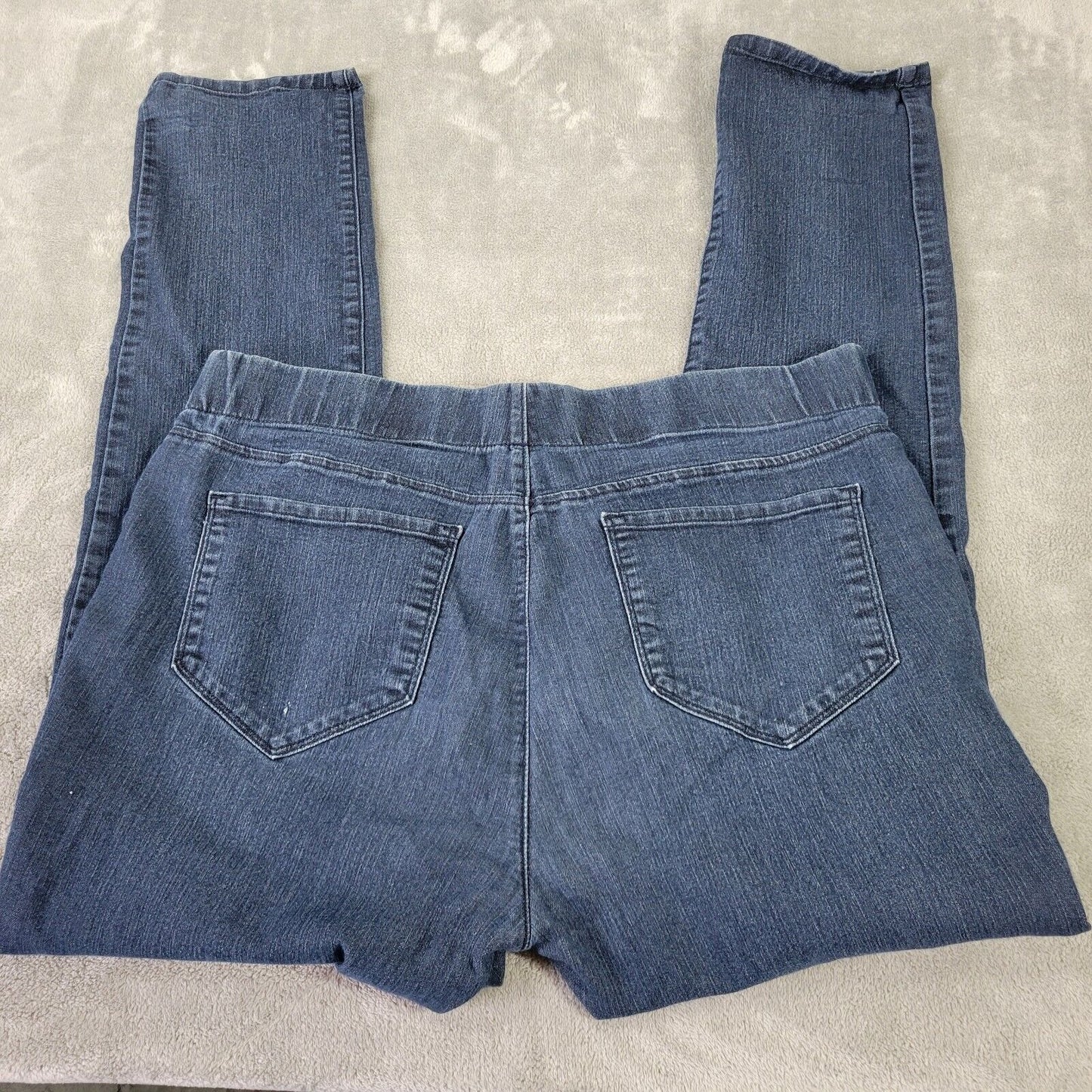NYDJ Not Your Daughters Womens Jeans 18 Pull On Legging Tapered Dark Blue Denim