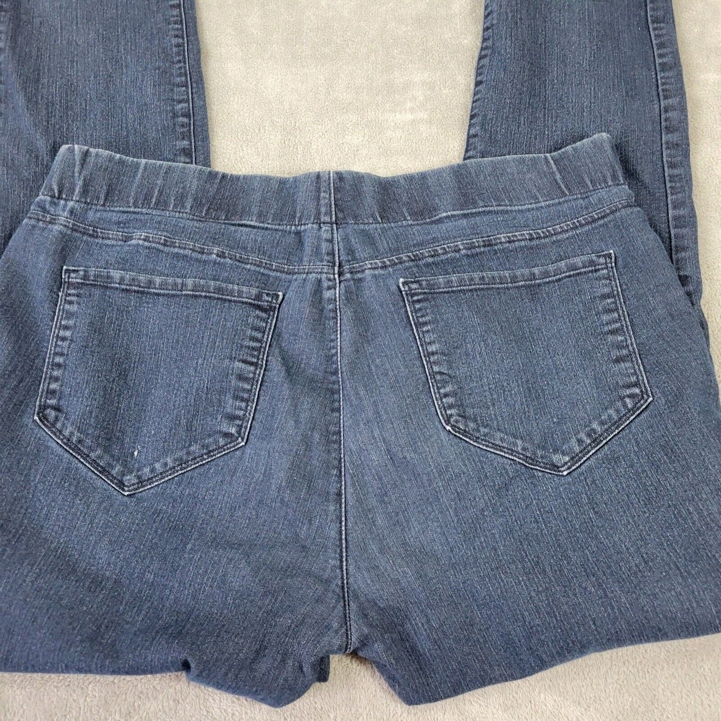 NYDJ Not Your Daughters Womens Jeans 18 Pull On Legging Tapered Dark Blue Denim