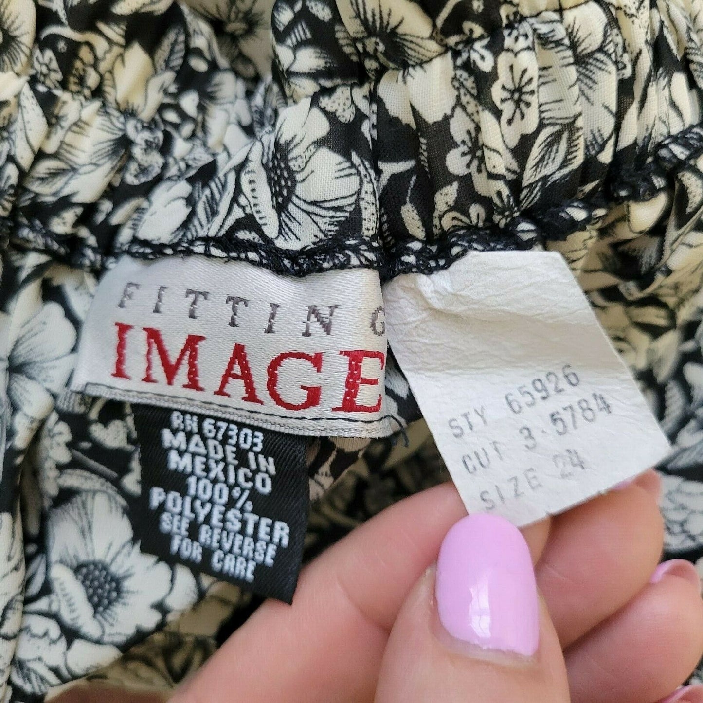 Fitting Image Womens Skirt 24 Plus Below Knee ALine Black Floral Full Sheer