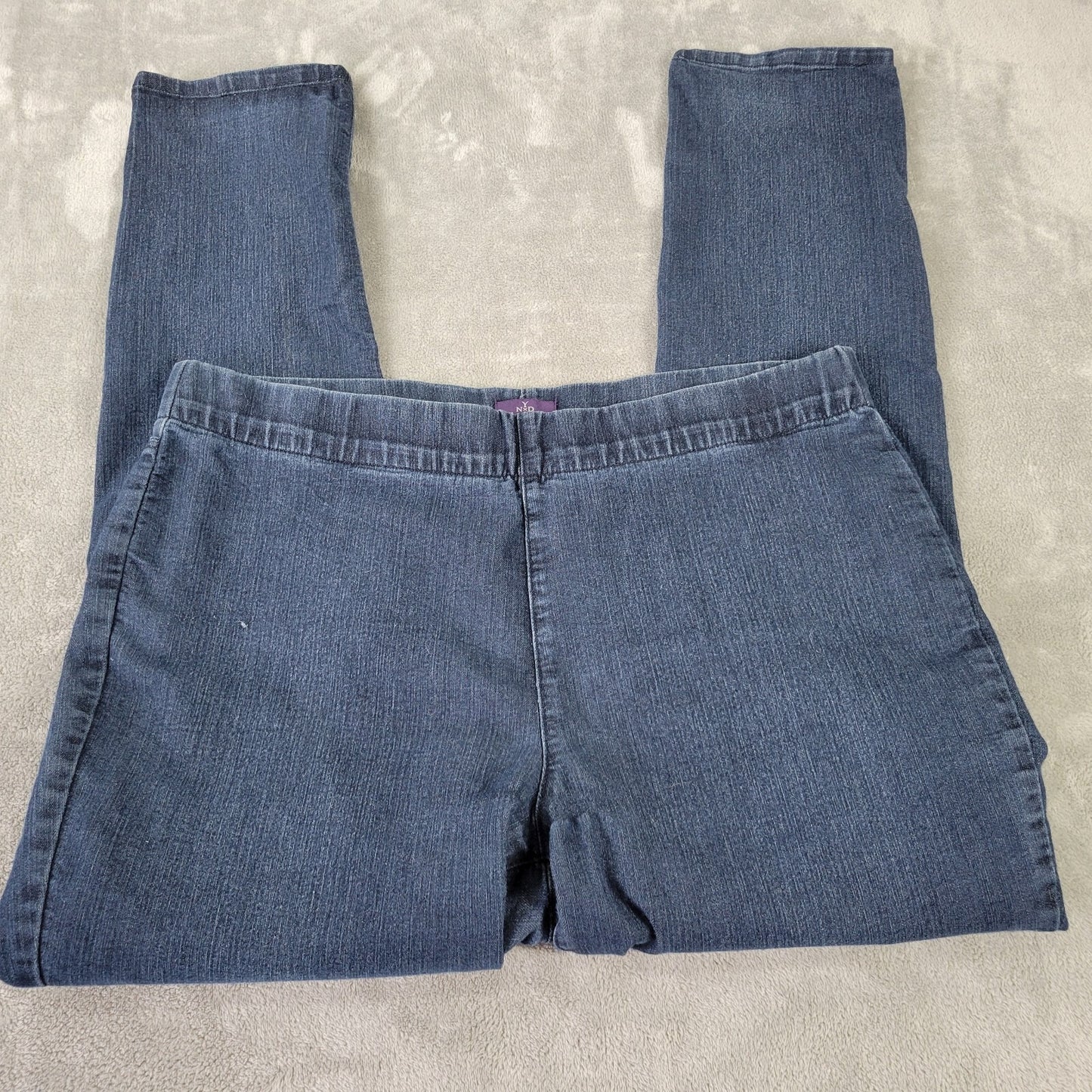 NYDJ Not Your Daughters Womens Jeans 18 Plus Pull On Legging Tapered Dark Blue