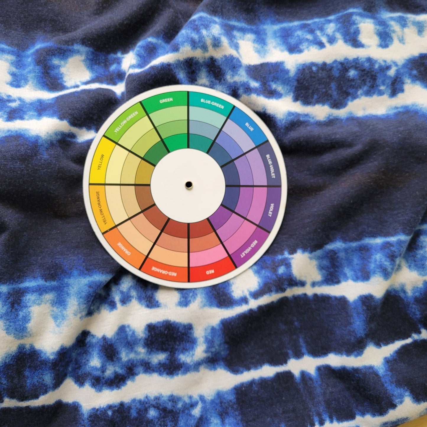 Lularoe Womens Dress 2XL Plus Short Sleeve Blue Tie Dye Poly Blend Casual Comfy