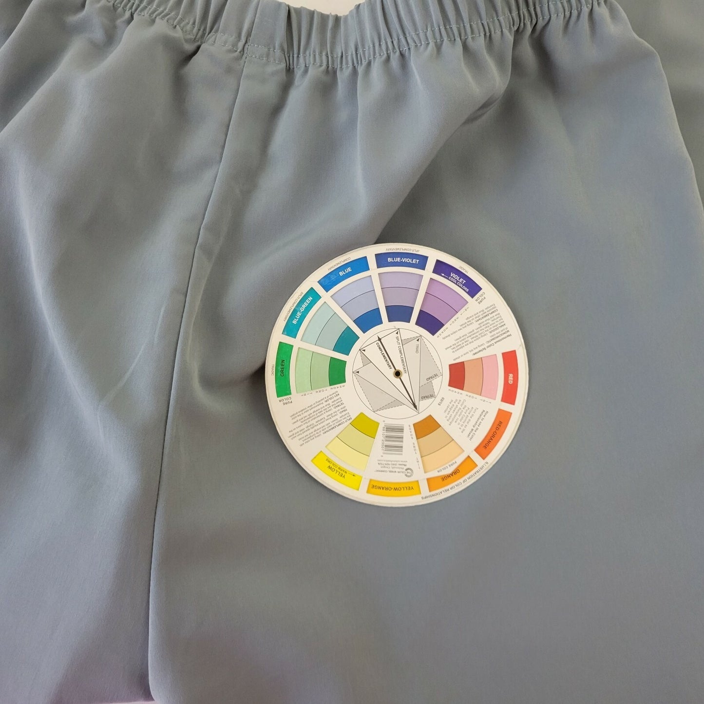 Coldwater Creek Womens Pants Extra Large Straight Leg Pull On Comfy Gray Blue