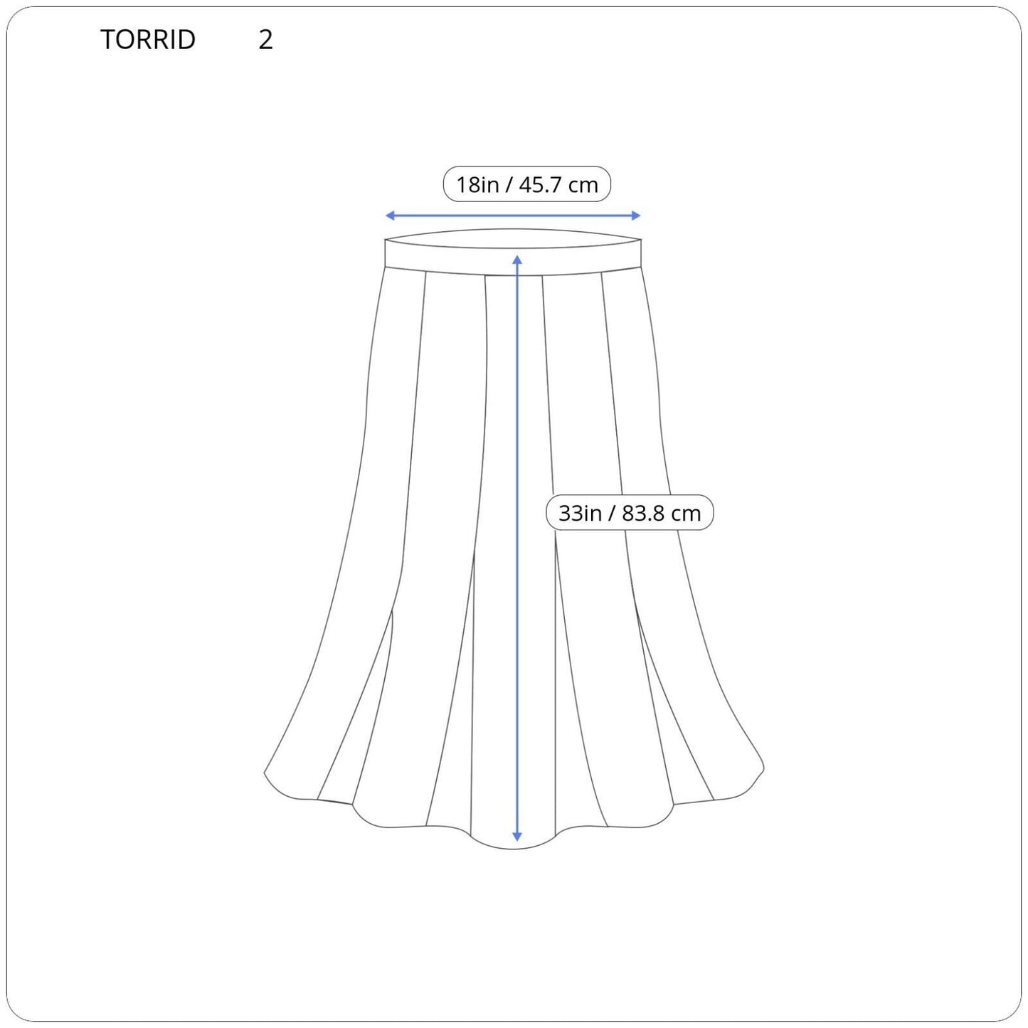 Torrid Women Skirt 2 2X Plus Asymmetric Green Floral Deco Buttons Ruffle Pockets