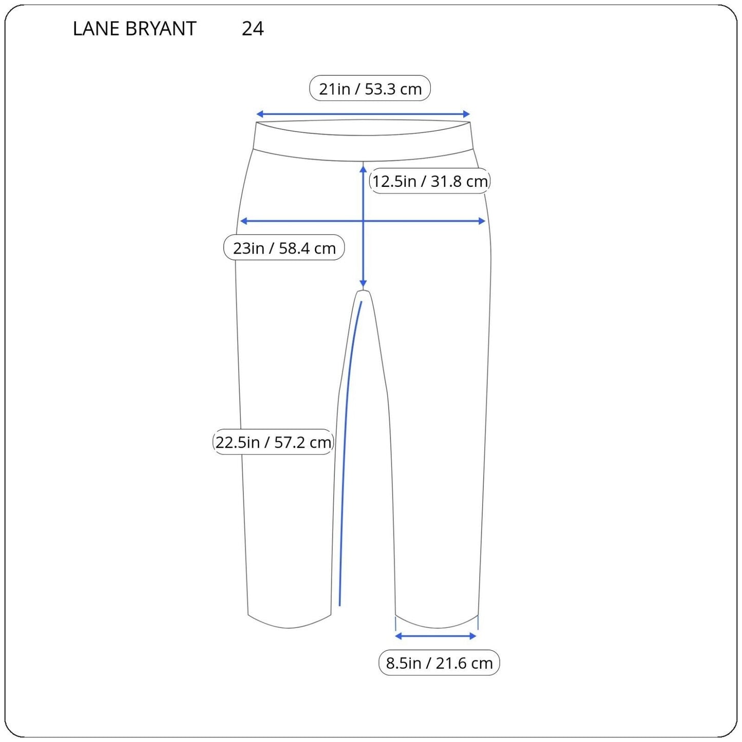 Lane Bryant Womens Pants 24 Plus Capri Tan Comfy Pockets Zip Fly Casual Travel