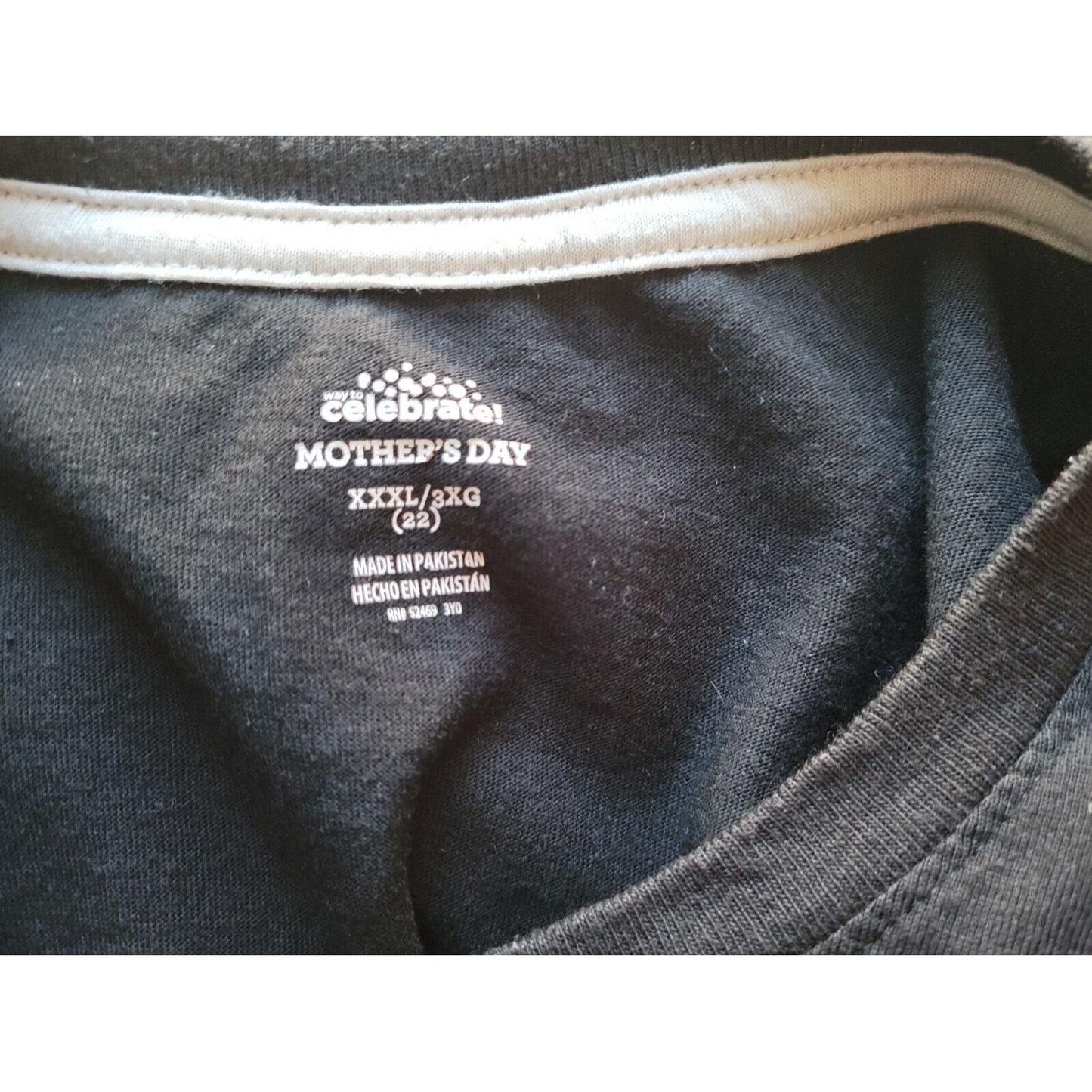 Celebrate Mothers Day Womens Shirt XXXL Plus Tee Mama Black Animal Print