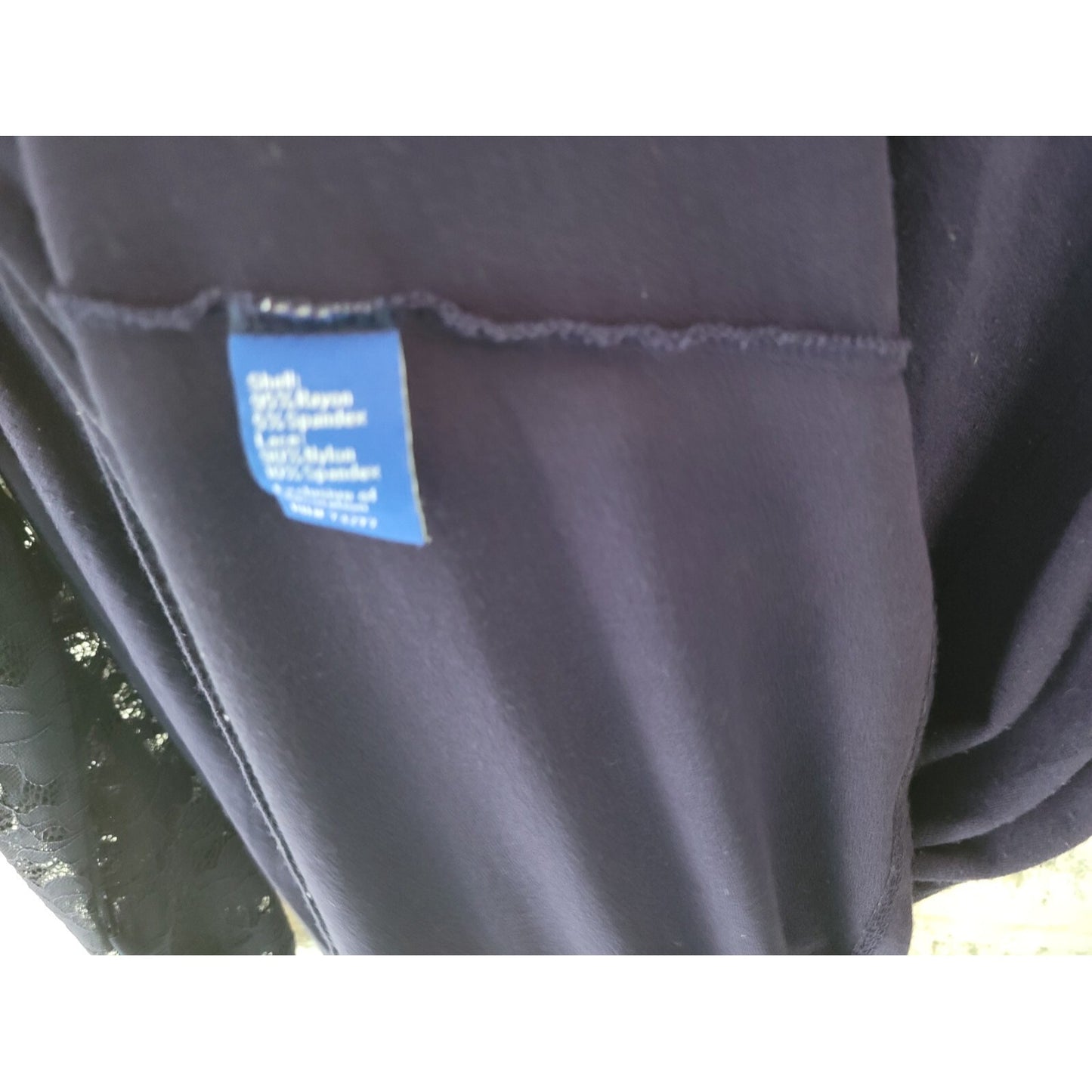 Apt 9 Womens Dress Extra Large XL Mini Shirt Lace Pullover Long Sleeve Career