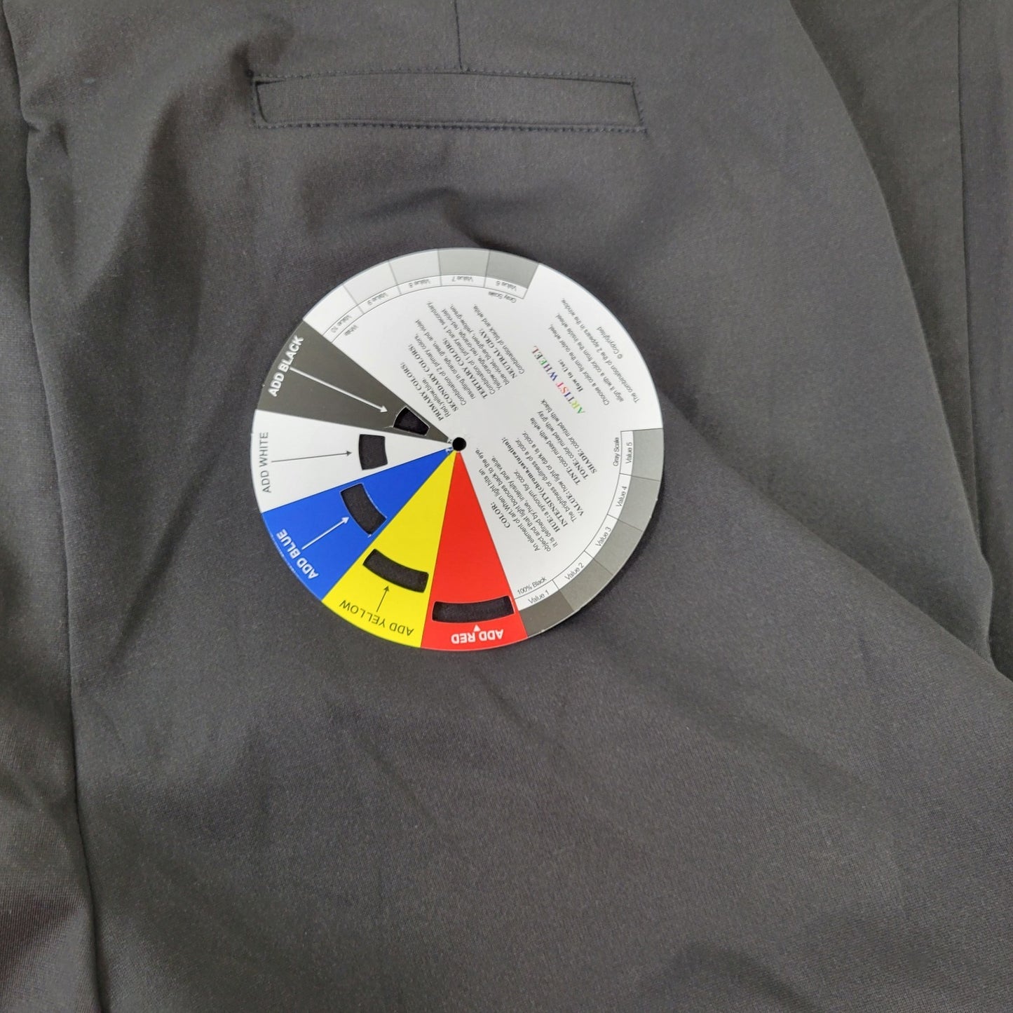 Shosho Womens Pants 1X Plus Cropped Pull On Black Poly Blend Deco Buttons Comfy