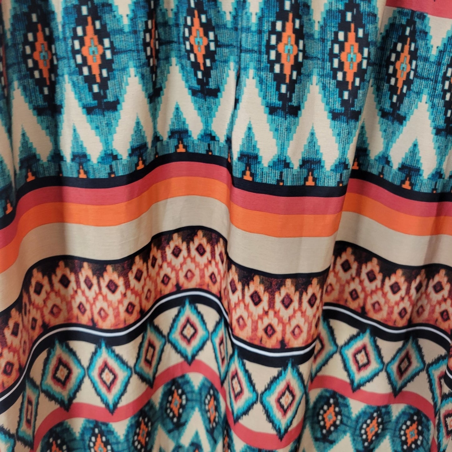 By & By Womens Dress Extra Large Slip Sheath Blue Red Geometric Spaghetti Strap