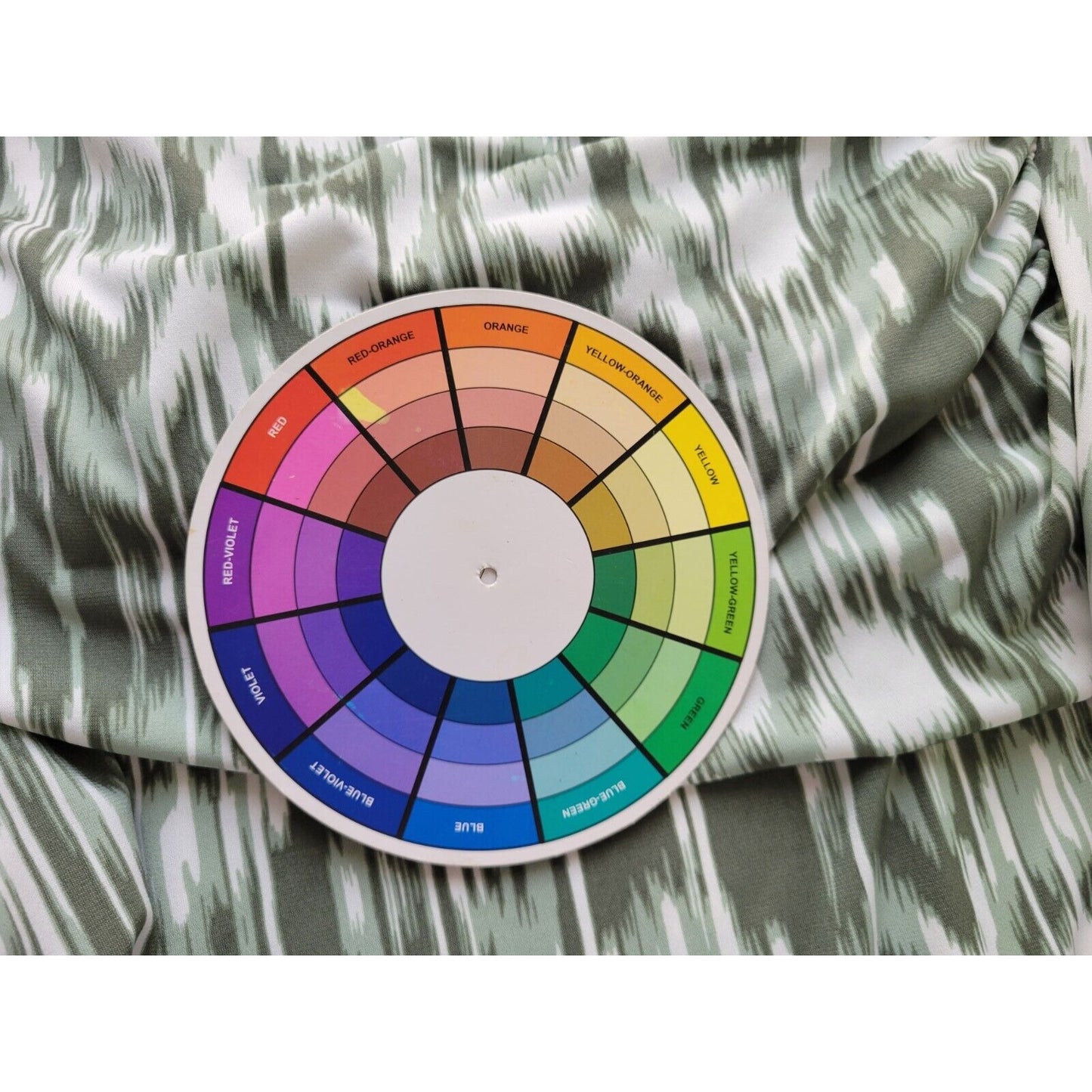 Jones New York Womens Dress 2X Faux WrapGreen Watercolor Cap Sleeve Poly Blend