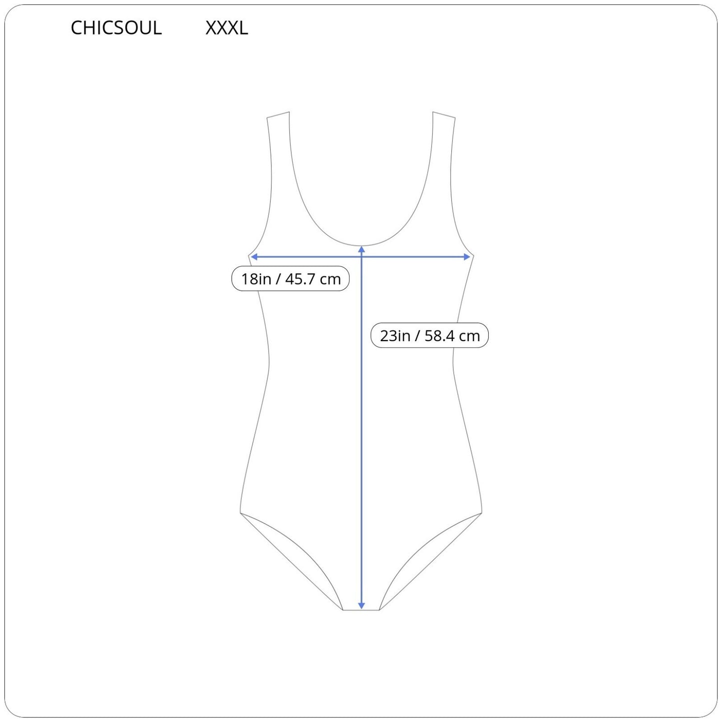 Chicsoul Women Swimsuit XXXL 3XL Plus One Piece Peach Adjustable Spaghetti Strap