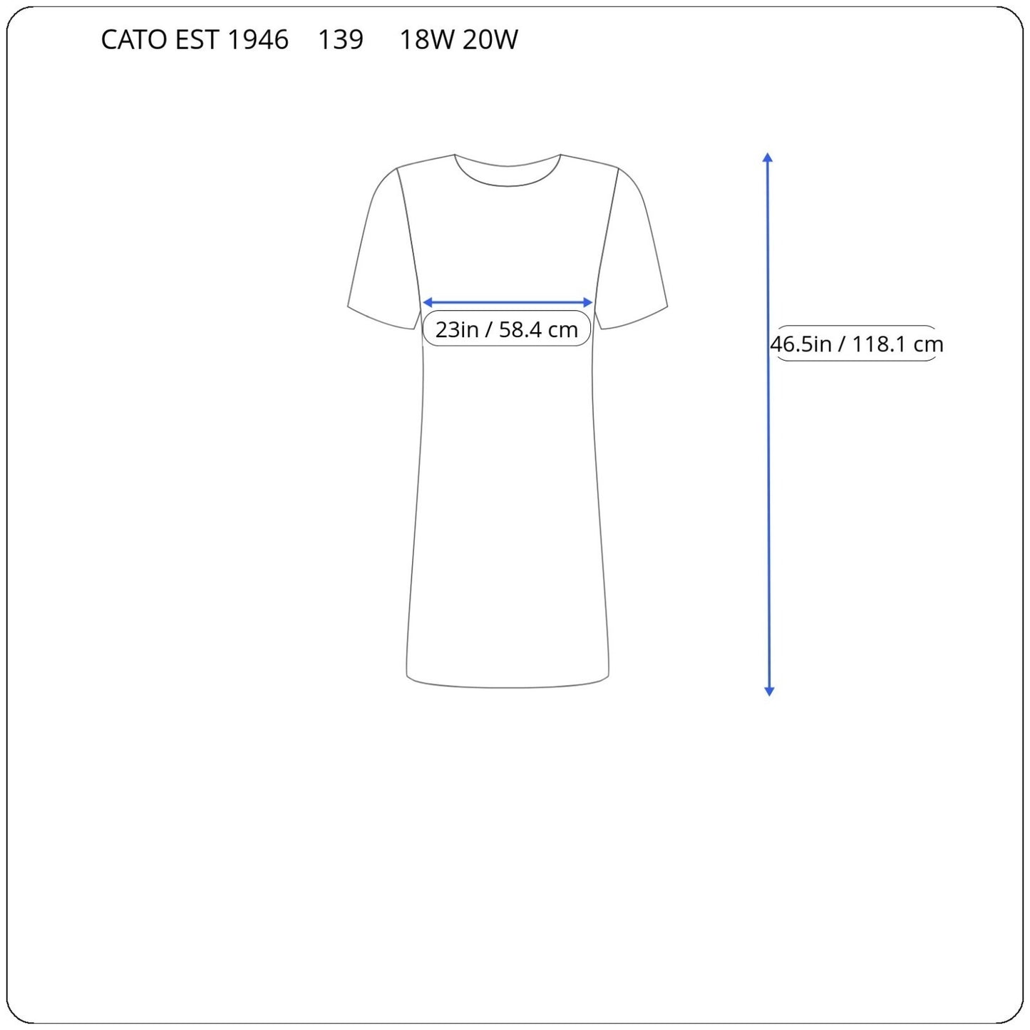 Cato Est 1946 Womens Dress 18W 20W Plus Brown Short Sleeve Pockets Casual Comfy