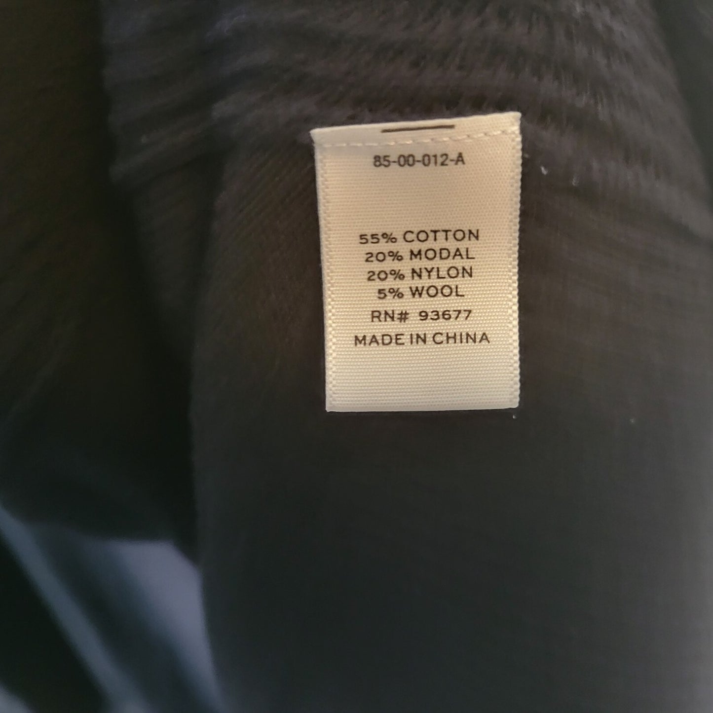 Stylus Women Sweater 3x Plus Cardigan Open Black Asymmetric Cotton Blend Comfy