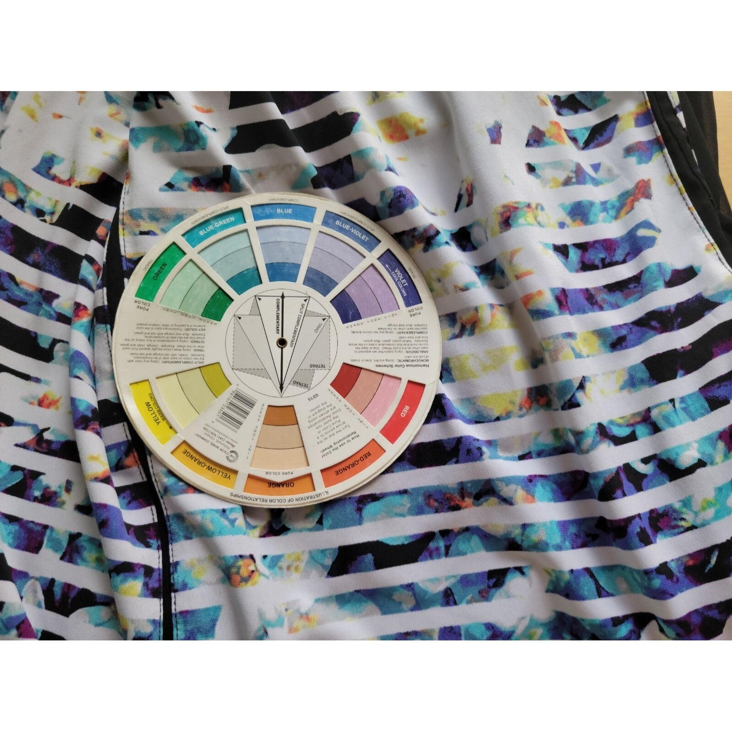 Worthington Womens Top Extra Large Sleeveless Casual Watercolor Poly Blend Blue