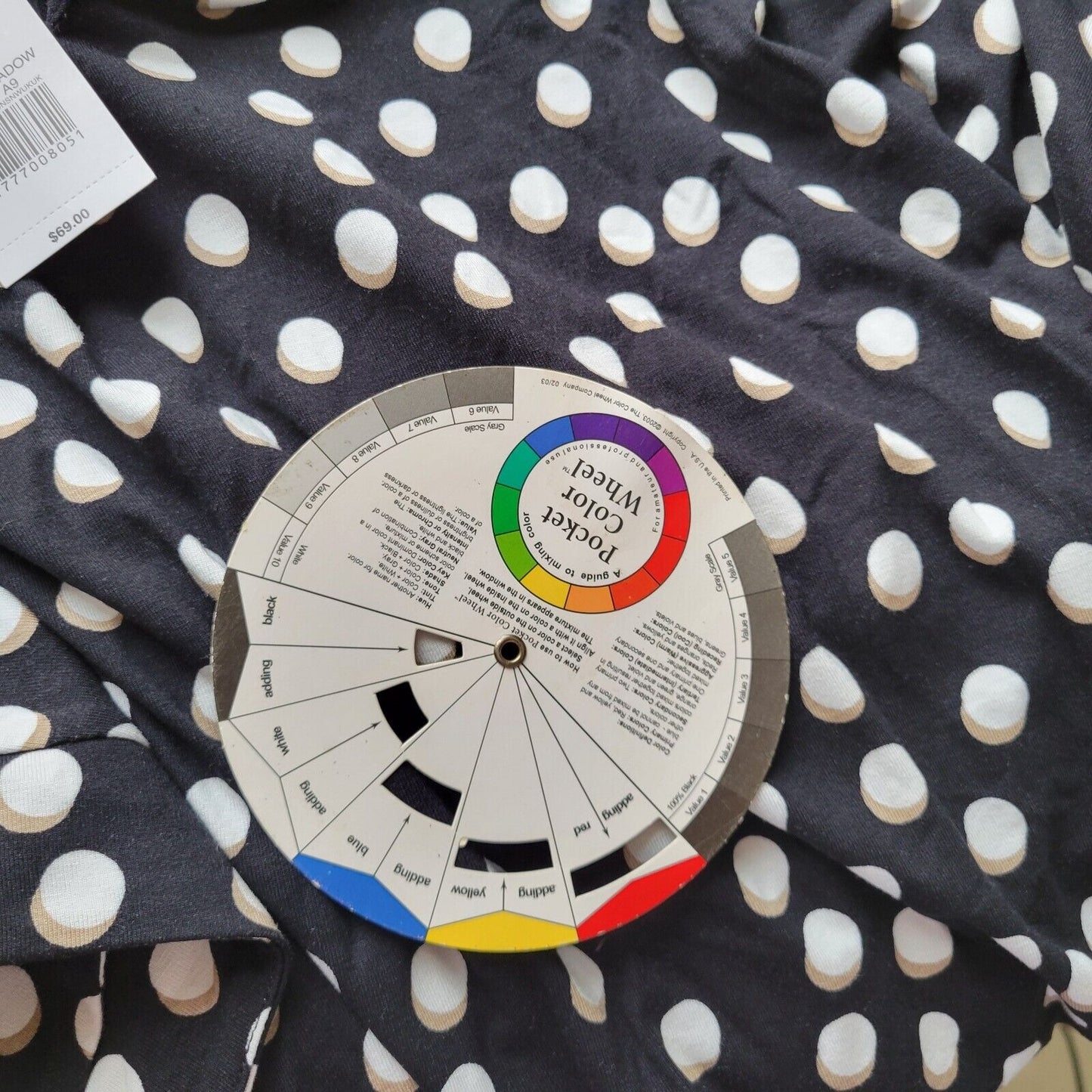 Limited Womens Top 3X Plus Tee Tunic Black Gumball Shadow Rayon Comfy Casual