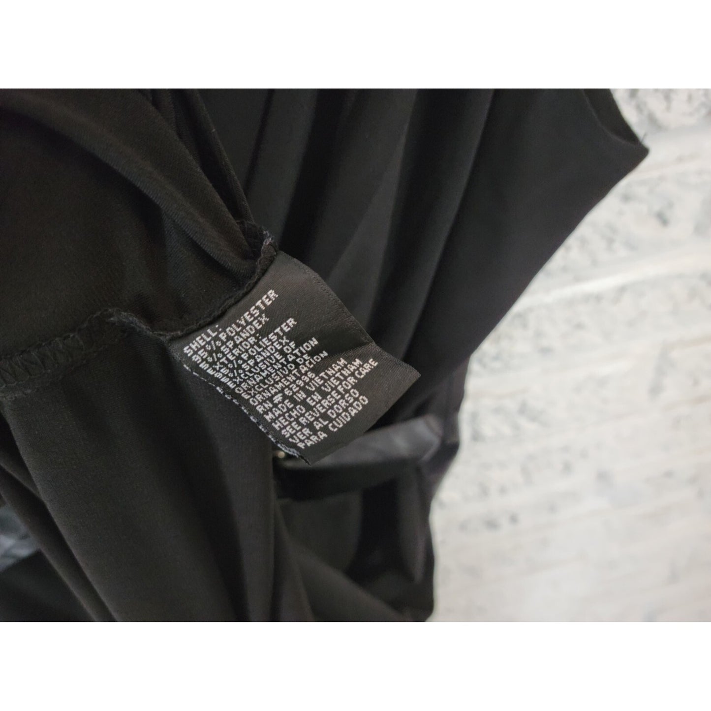 Scarlett Nite Womens Dress 22 Plus Sleeveless Party Black Poly Blend Elegant