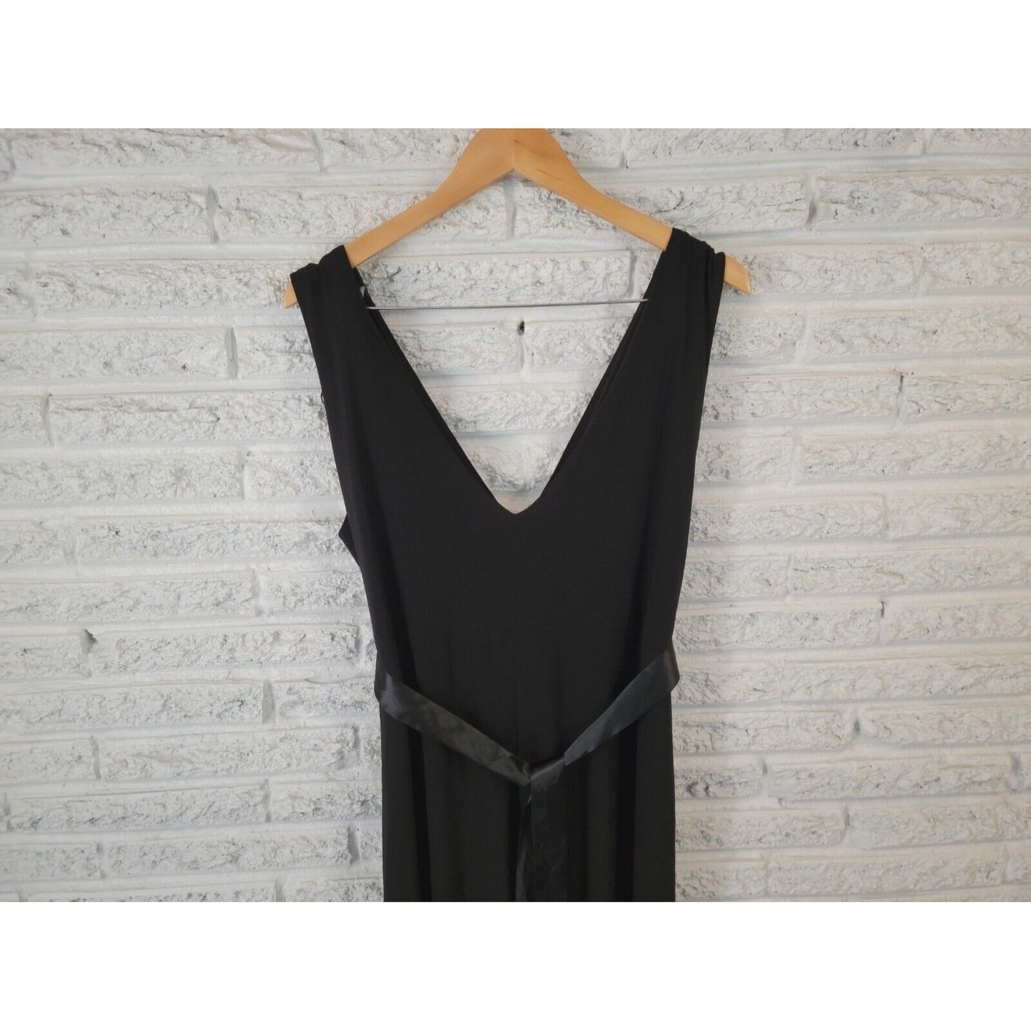 Scarlett Nite Womens Dress 22 Plus Sleeveless Party Black Poly Blend Elegant