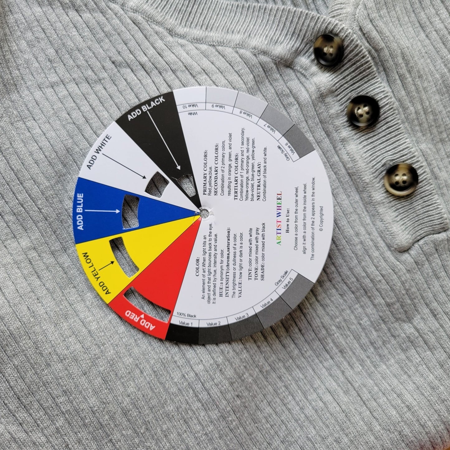 Lety Me Women Sweater Extra Large Quarter Button Gray Ribbed Knit Soft Casual