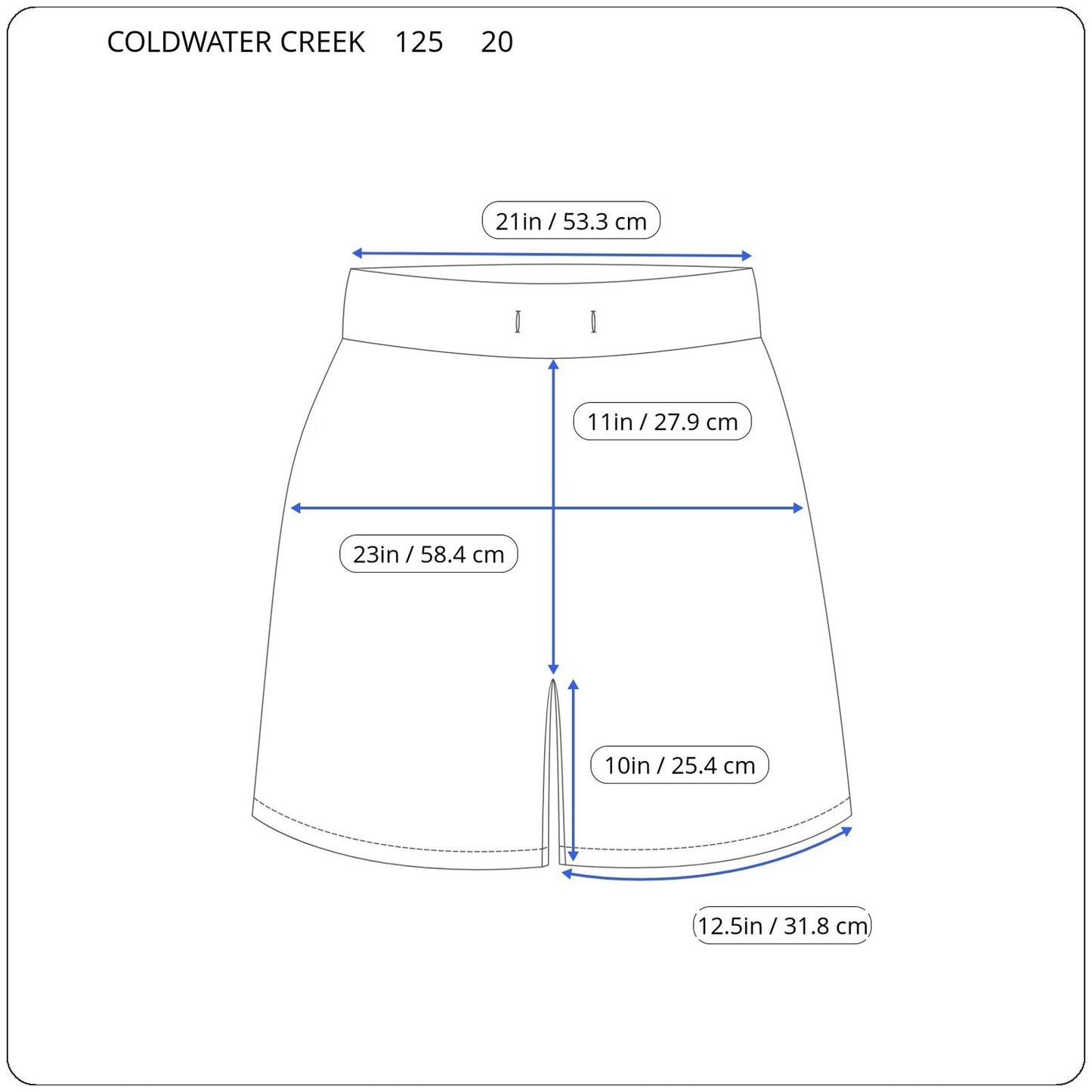 Coldwater Creek Womens Shorts Natural Fit Beige 20 Plus Zip Fly Lightweight