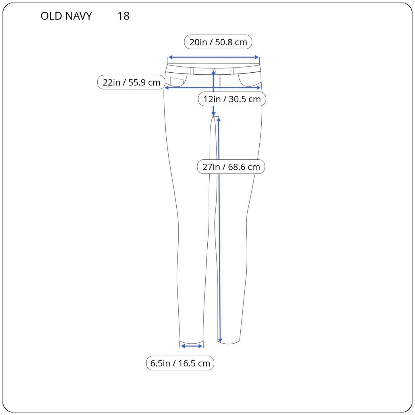Old Navy Womens Jeans 18 Distressed Cropped Secret Slim Pockets Raw Hem Button