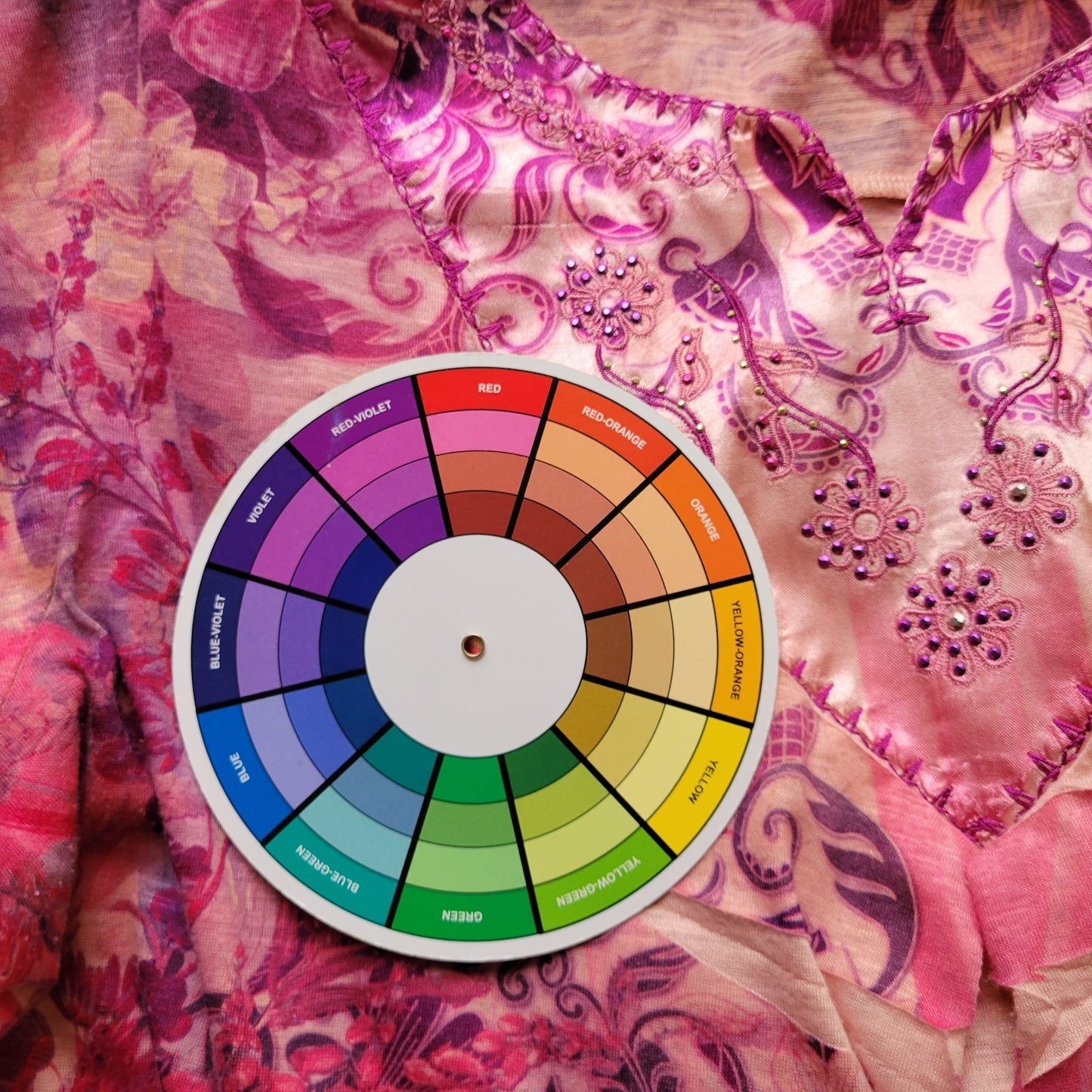 Live Let Live Womens Top 1X Plus Pink Laser Cut Butterflies Embroidered Studded