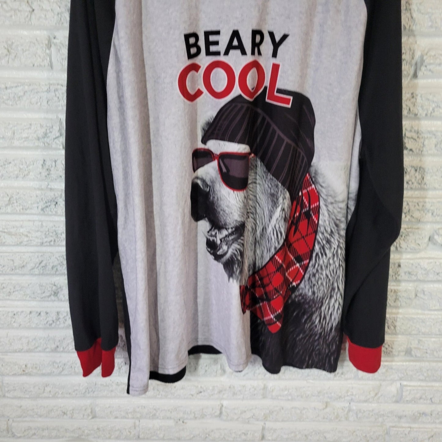 PJs Pancakes Womens Pajama Top 3X Plus Winter Polar Bear Cool Soft Cozy Lounge