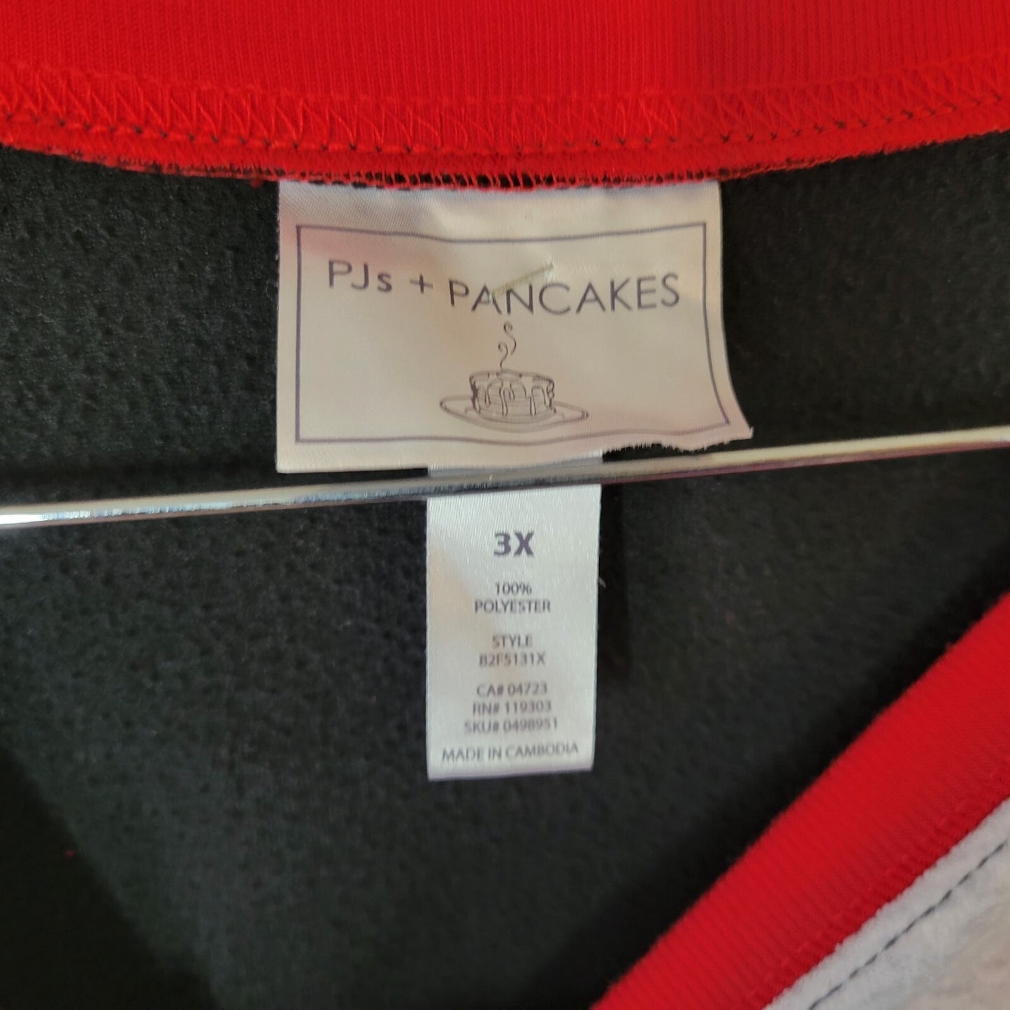 PJs Pancakes Womens Pajama Top 3X Plus Winter Polar Bear Cool Soft Cozy Lounge