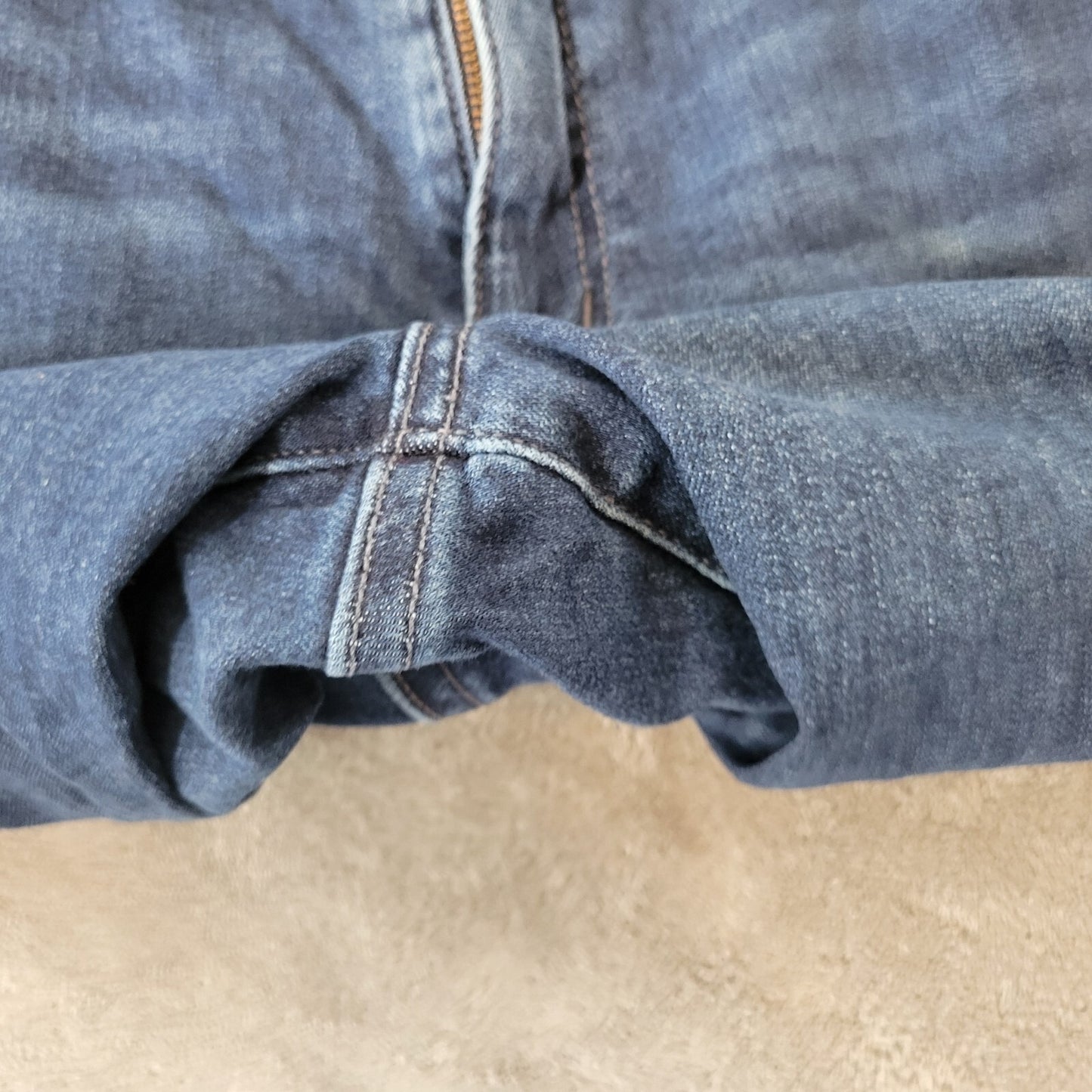 Lane Bryant Womens Jeans 18S 18P Petite Flex Magic Waistband Dark Blue Zip Fly