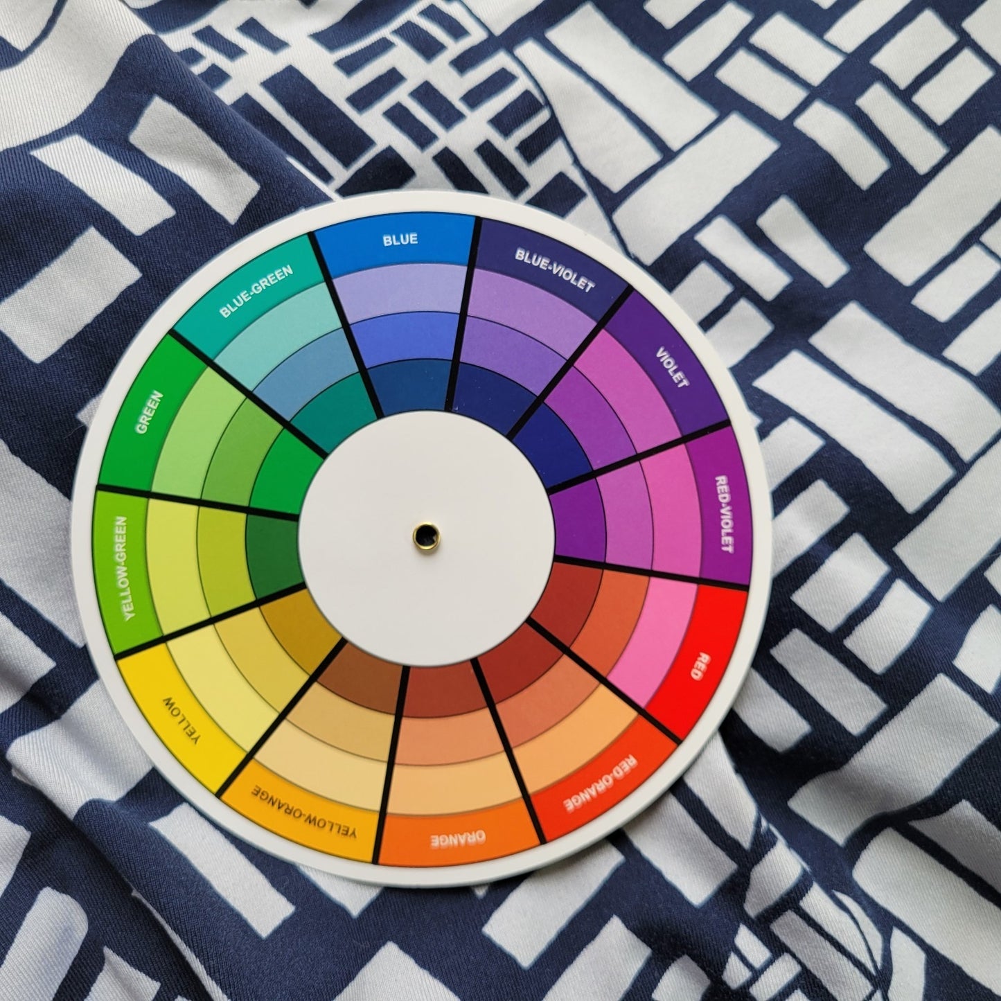 Chicos Womens Top Tank 3 Standard XL Tank Blue Geometric Office Casual Nylon