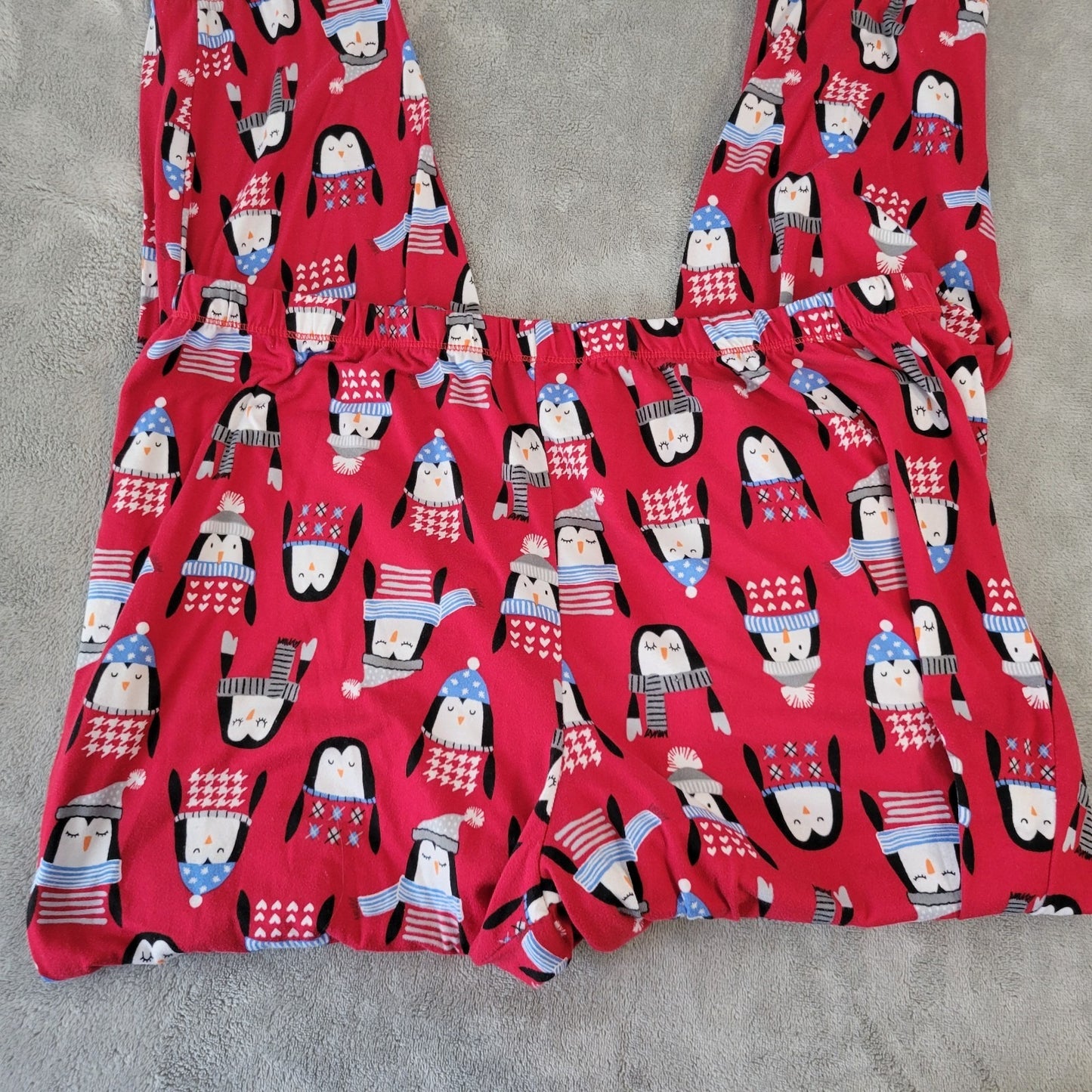 Secret Treasures Womens Pajama Pants 2X 18W 20W Plus Red Penguins Loungewear